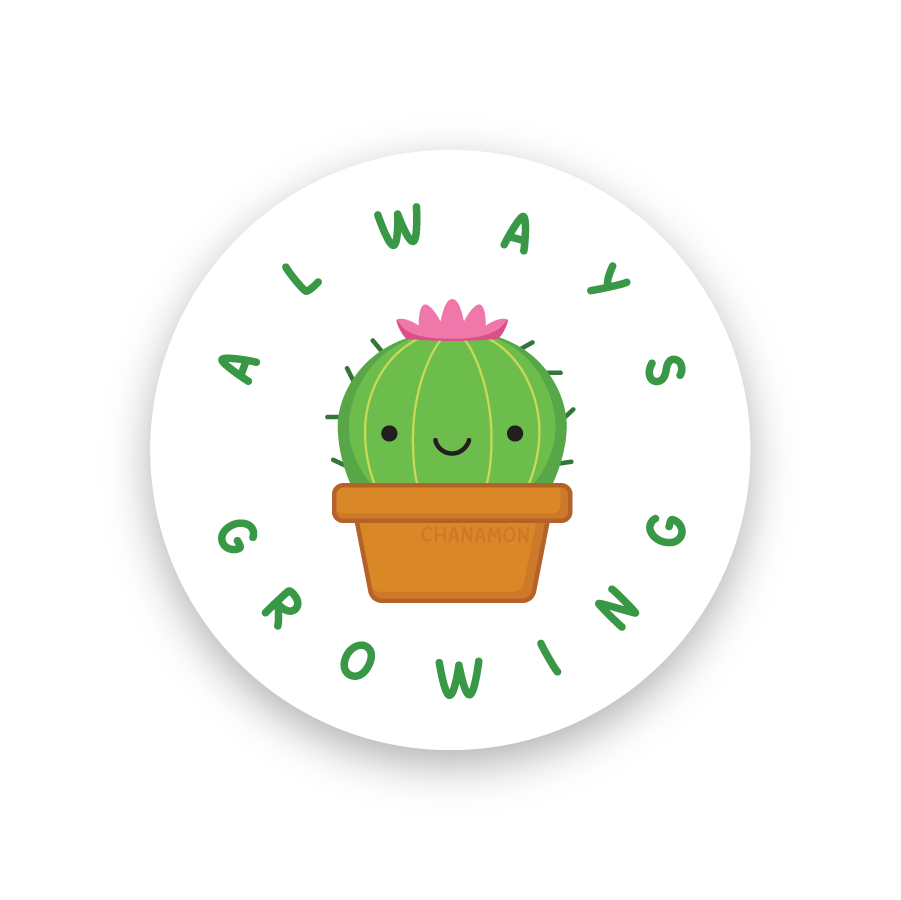 Always Growing Sticker