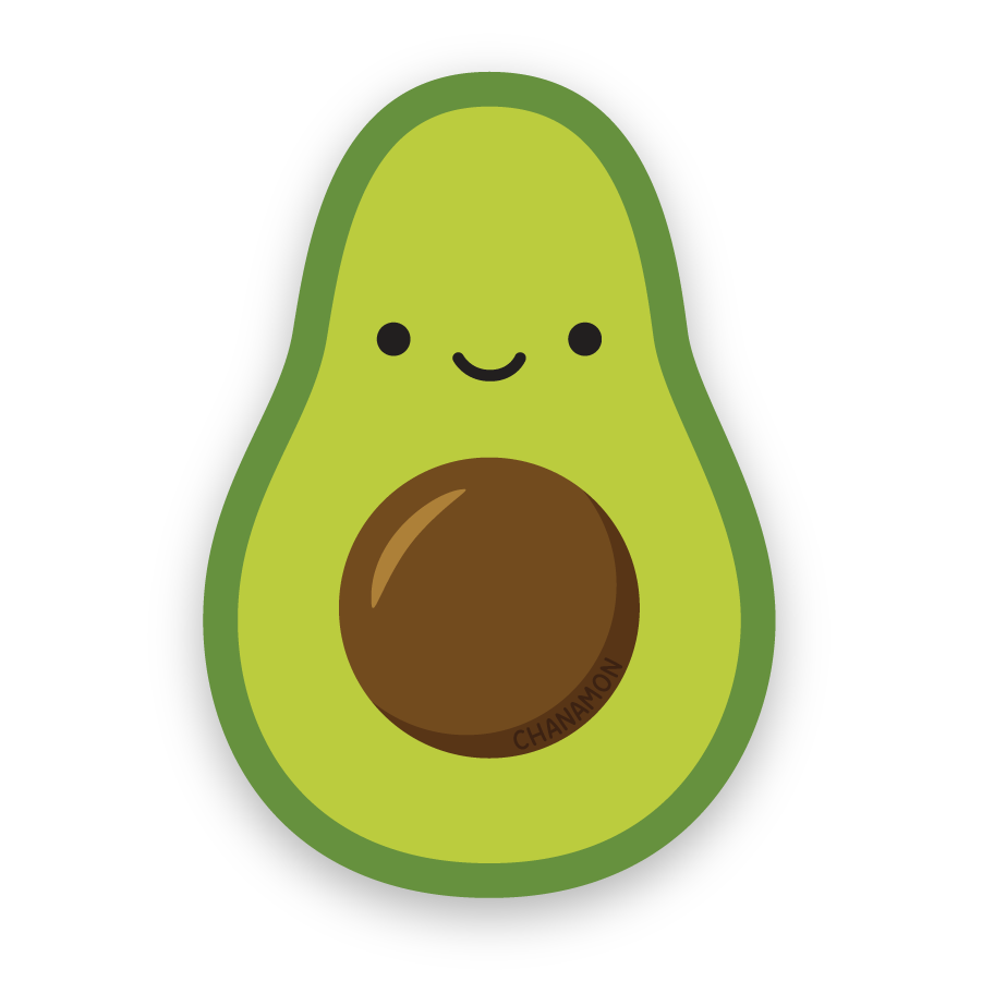 Avocado Sticker