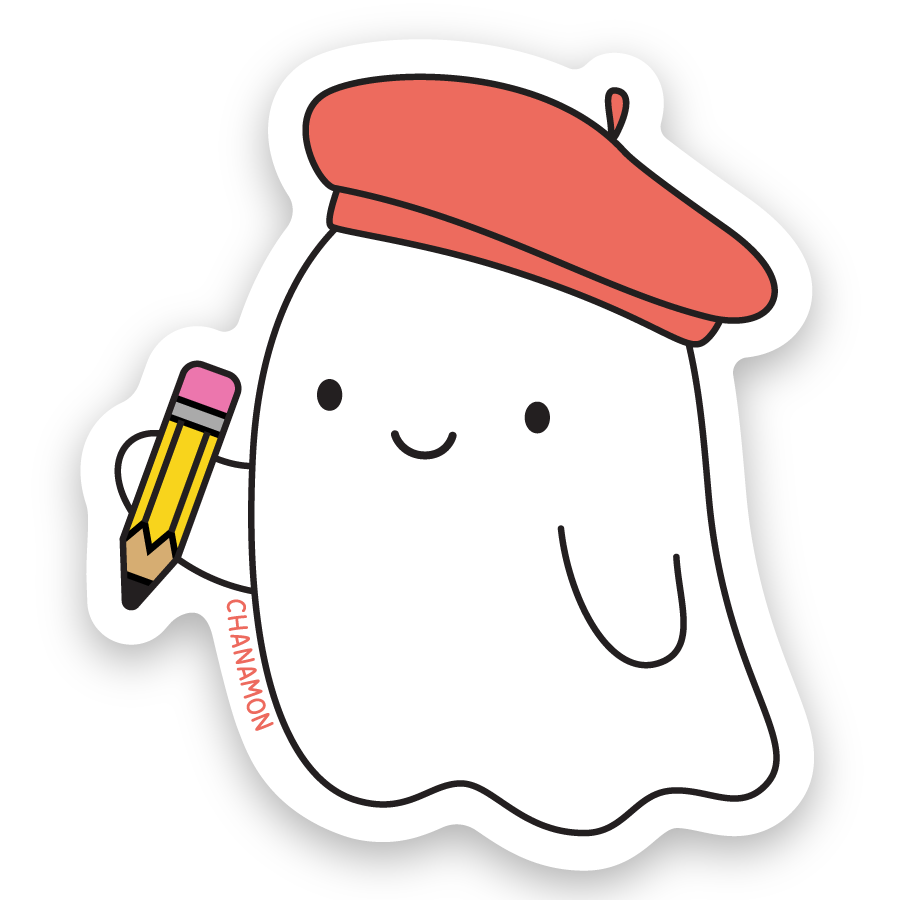 Artist Ghost Sticker