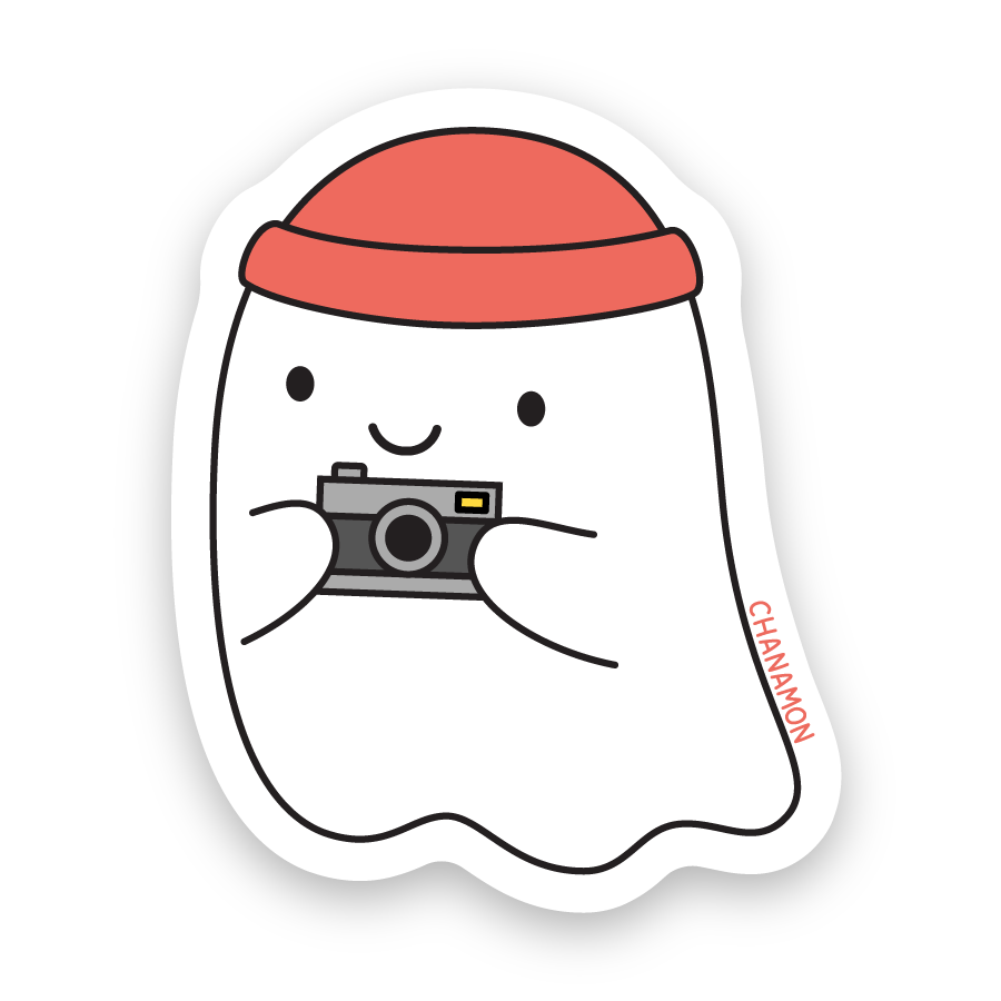 Photographer Ghost Sticker