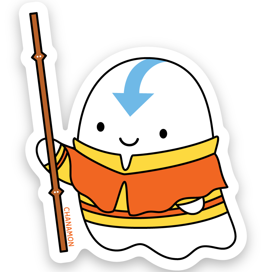 ATLA Airbender Aang Sticker