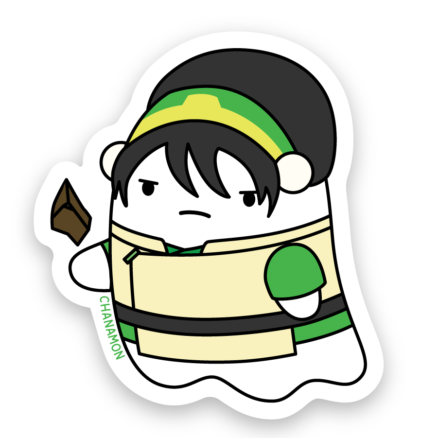 ATLA Earthbender Toph Sticker