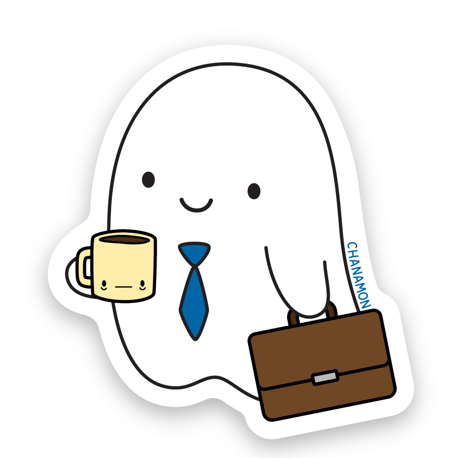 Corporate Ghost Sticker
