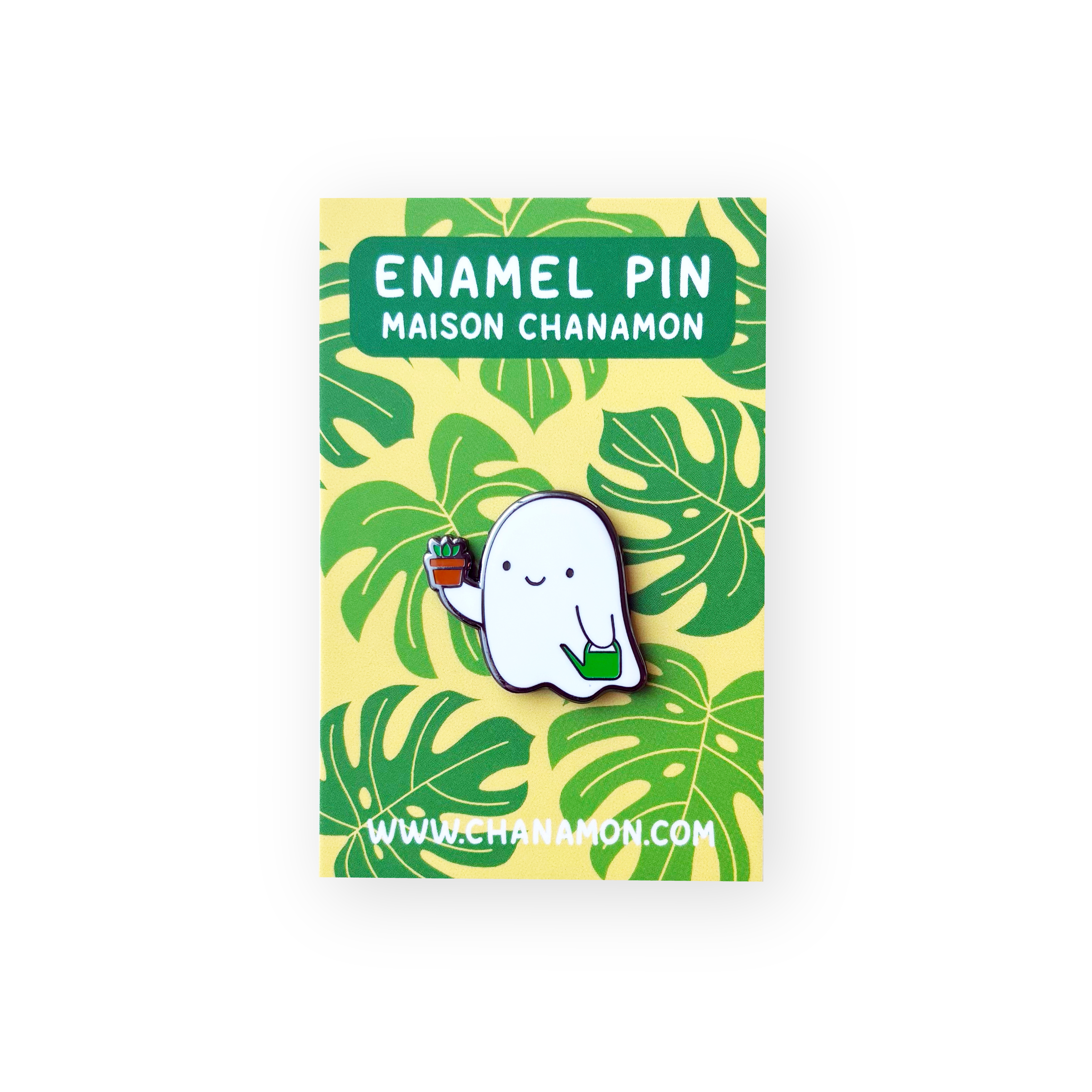 Plant Ghost Enamel Pin