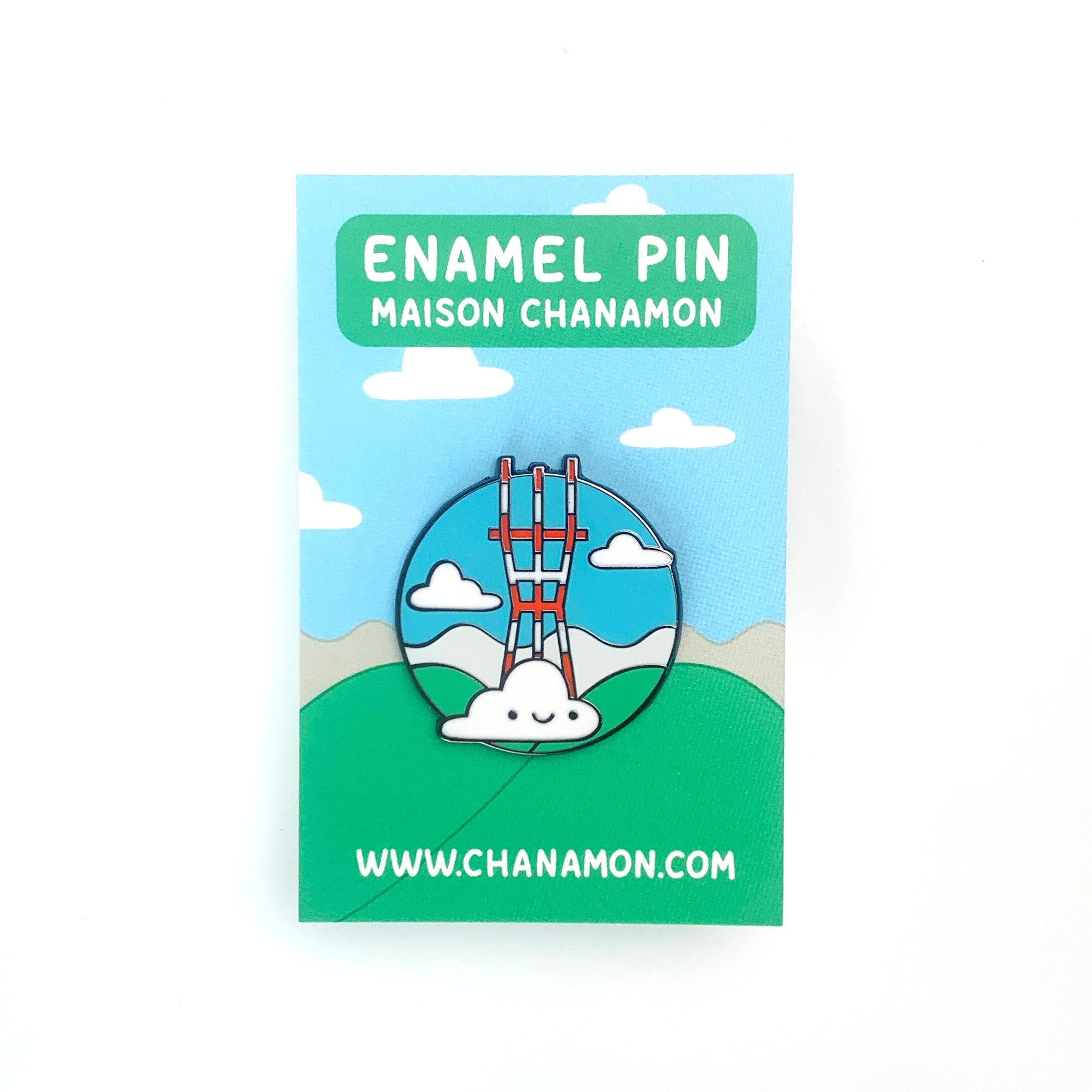Sutro Tower Enamel Pin