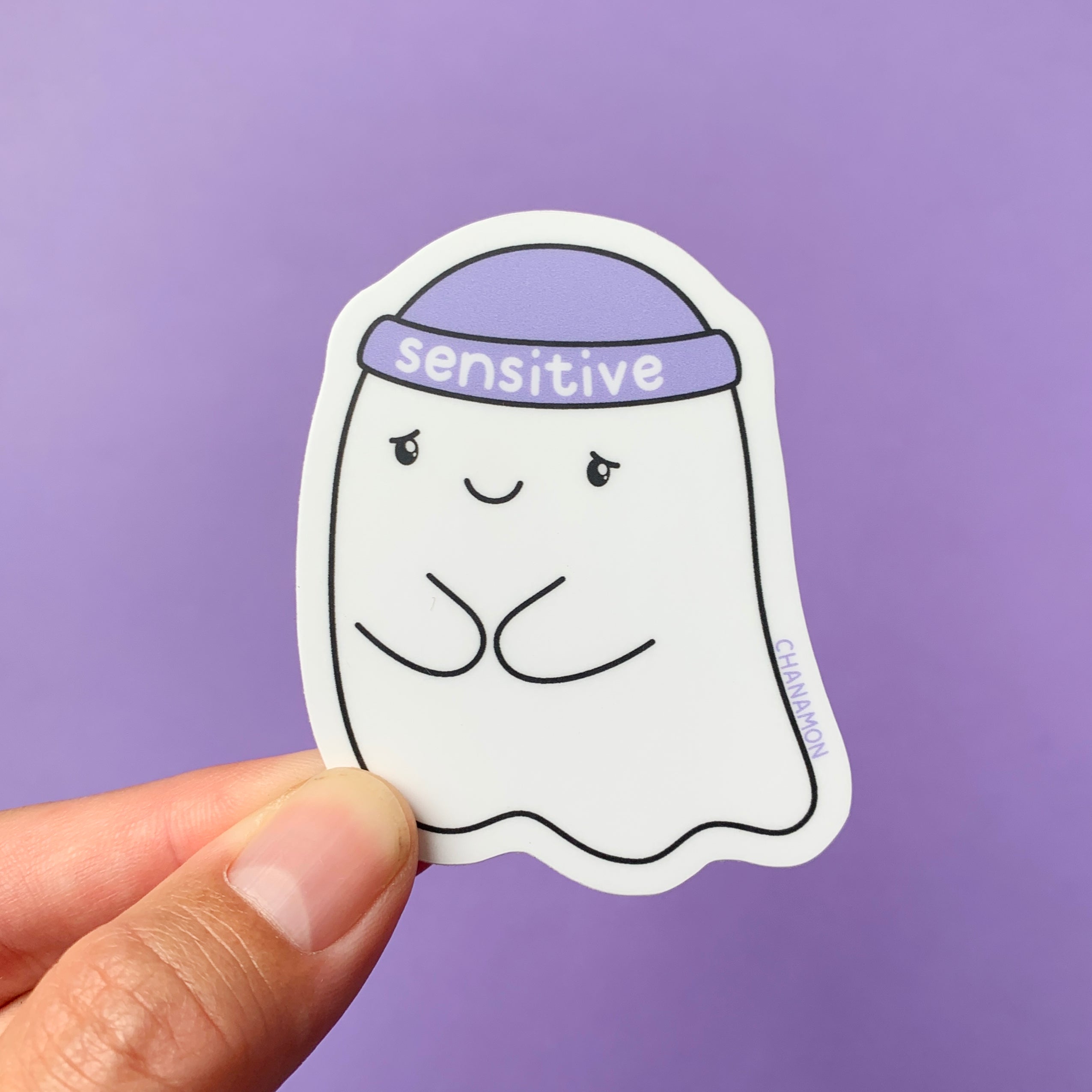 Sensitive Ghost Sticker