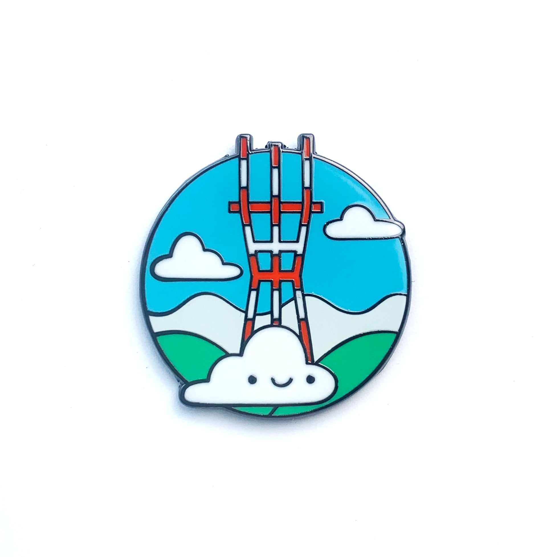 Sutro Tower Enamel Pin