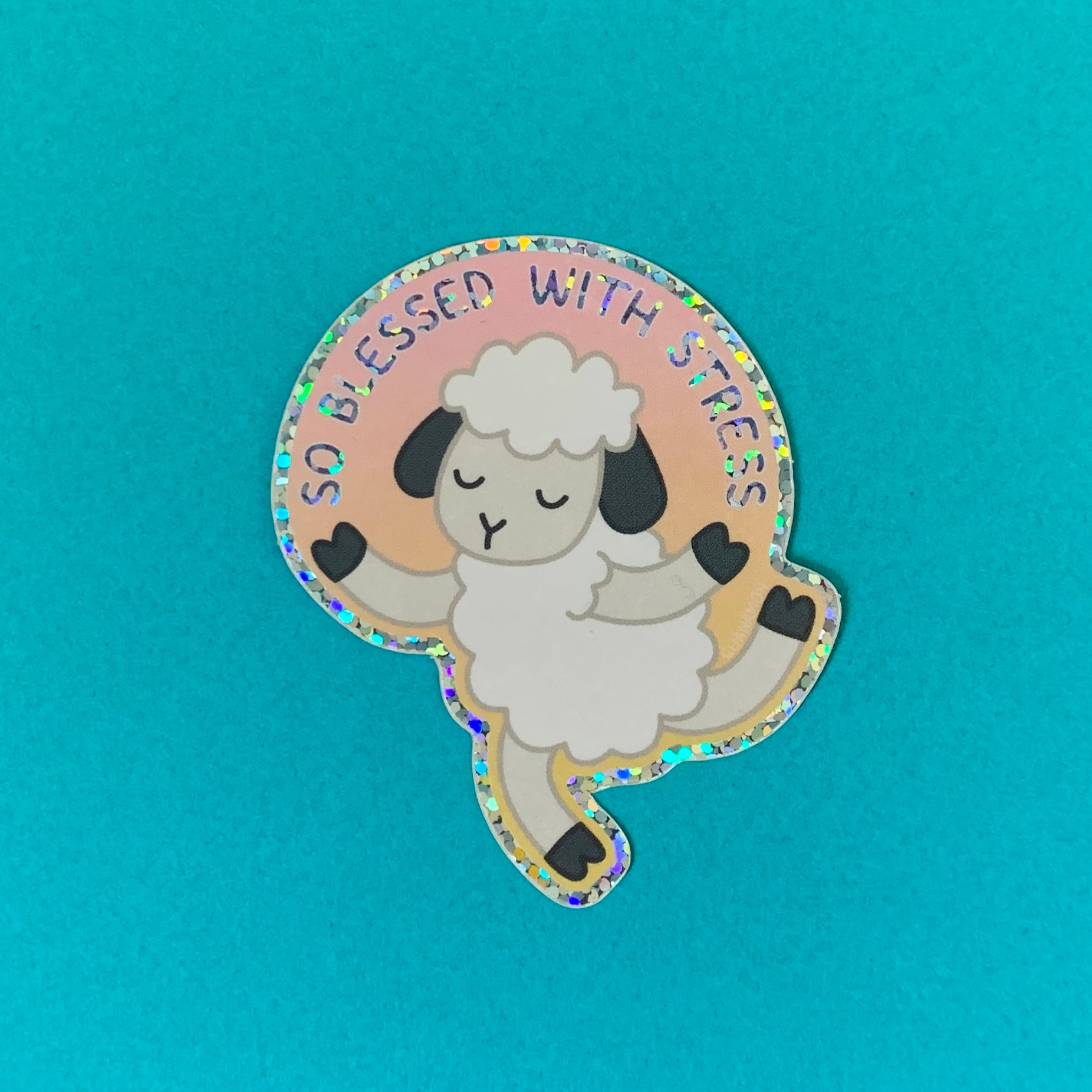 So Blessed with Stress Sticker