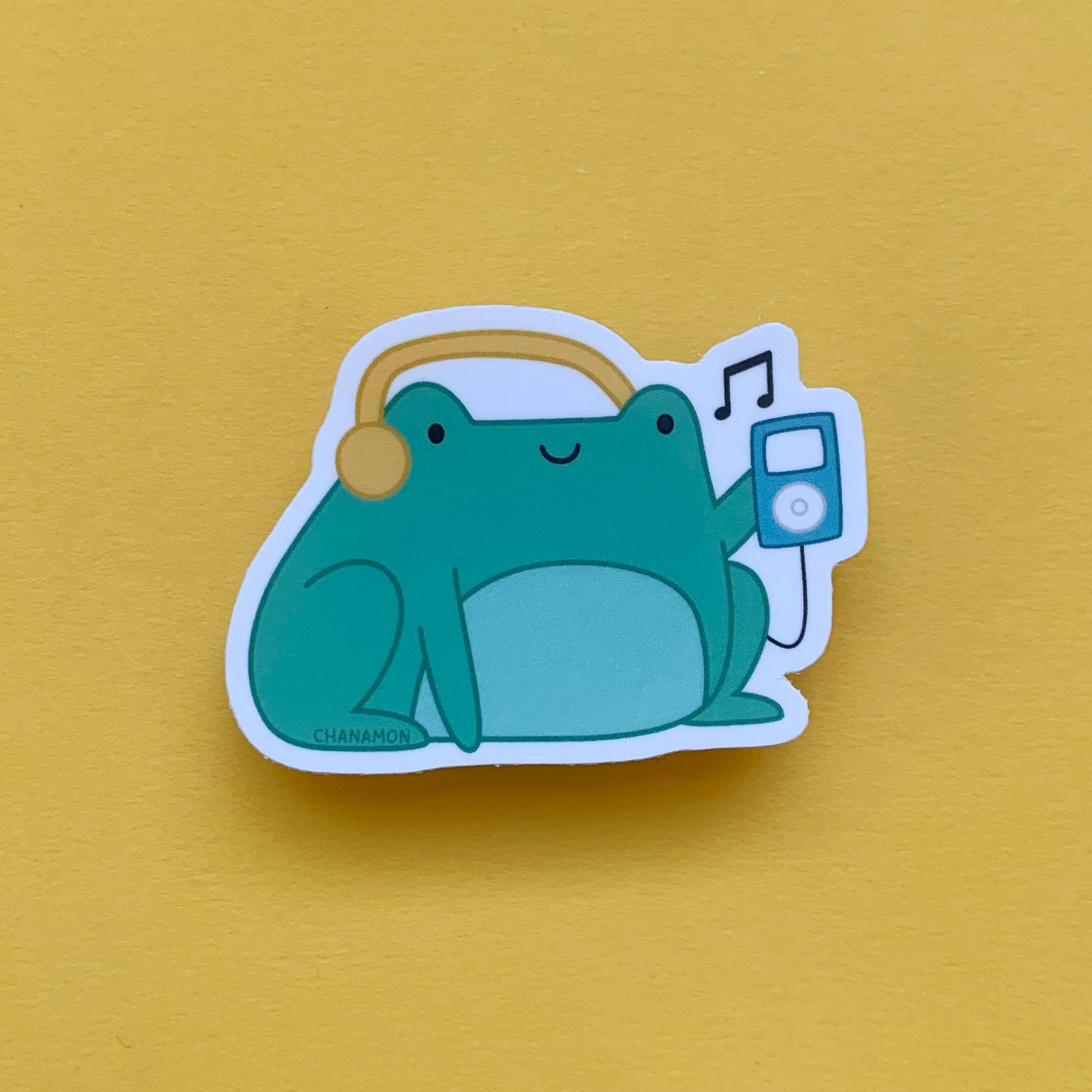 iPod Frog Sticker
