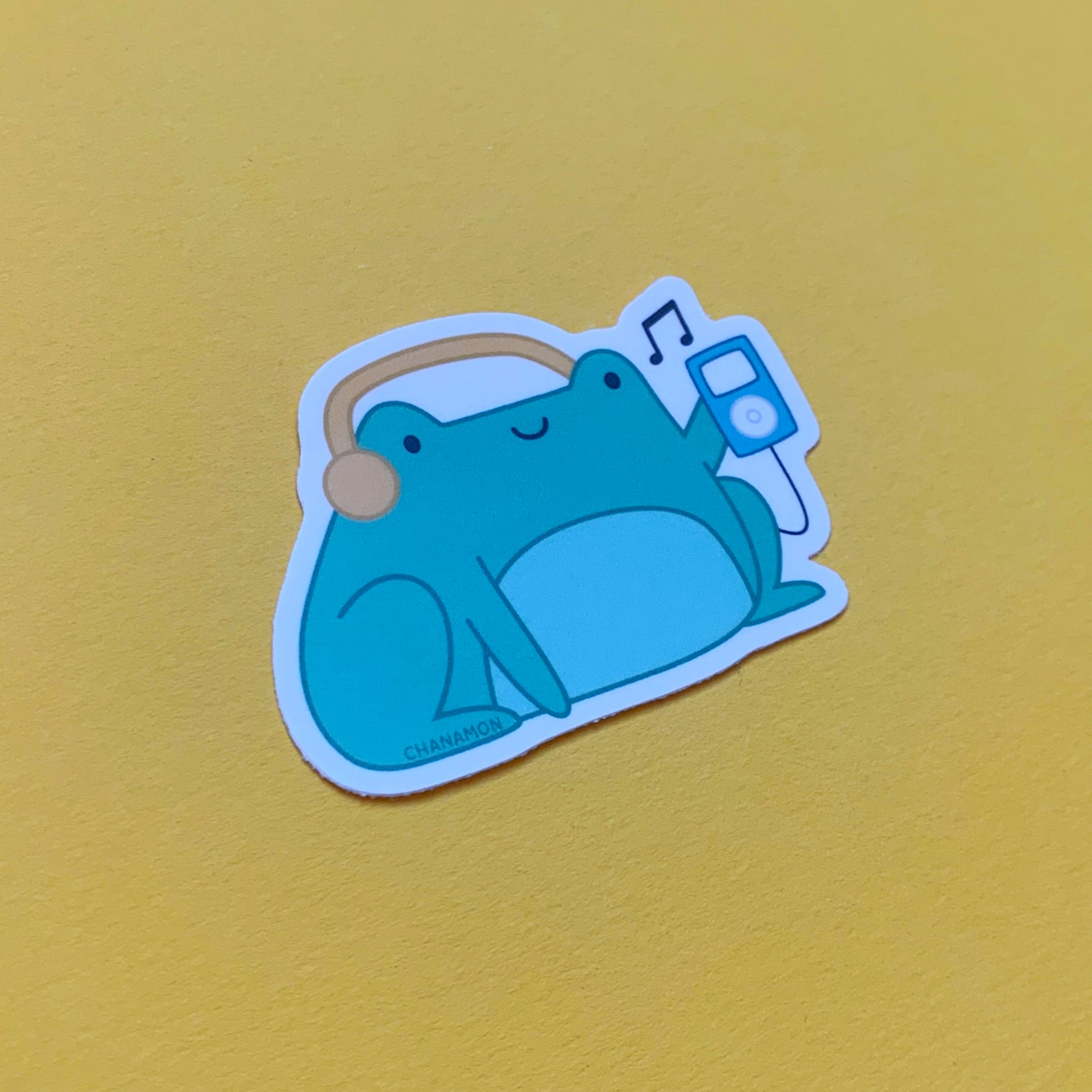 iPod Frog Sticker