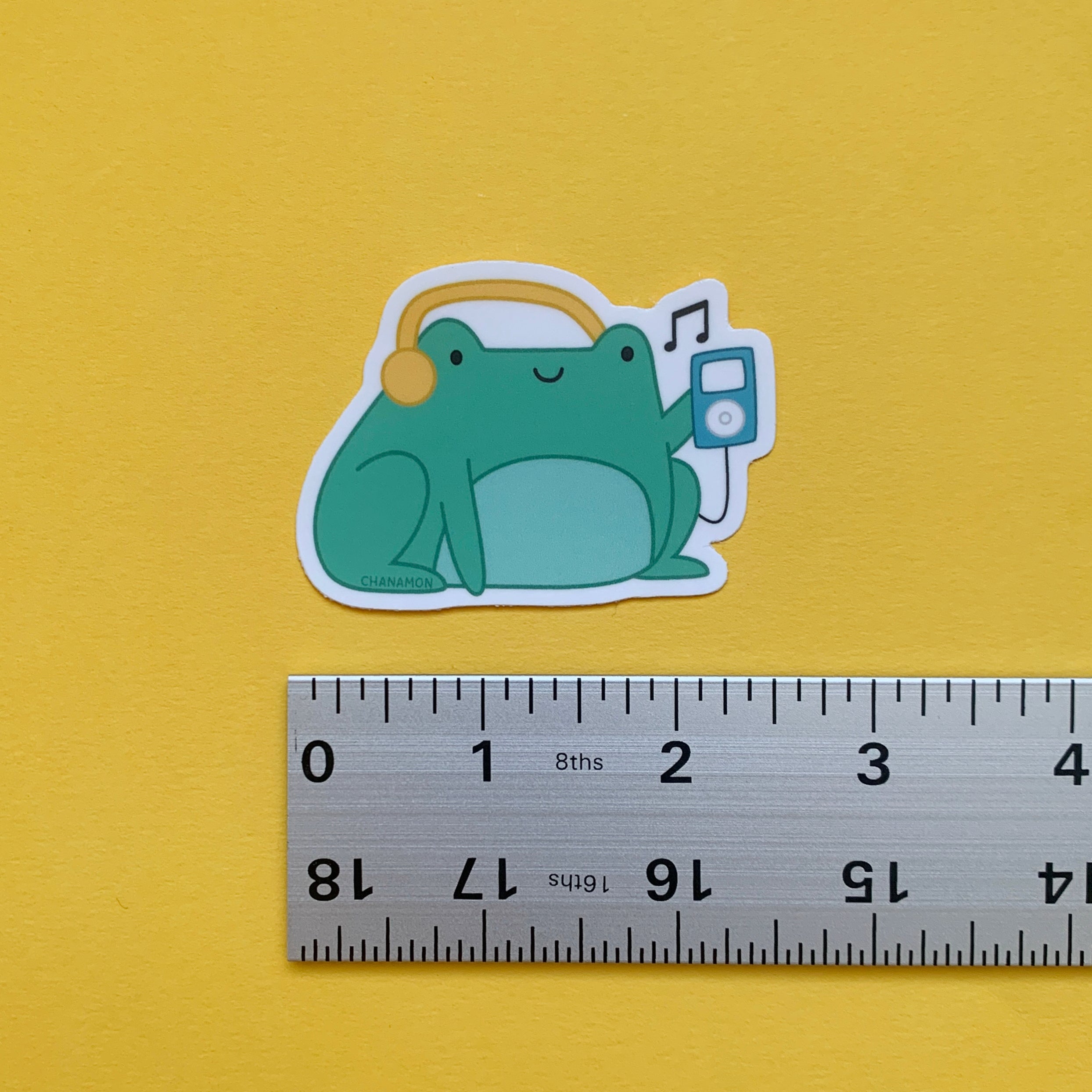 iPod Frog Sticker