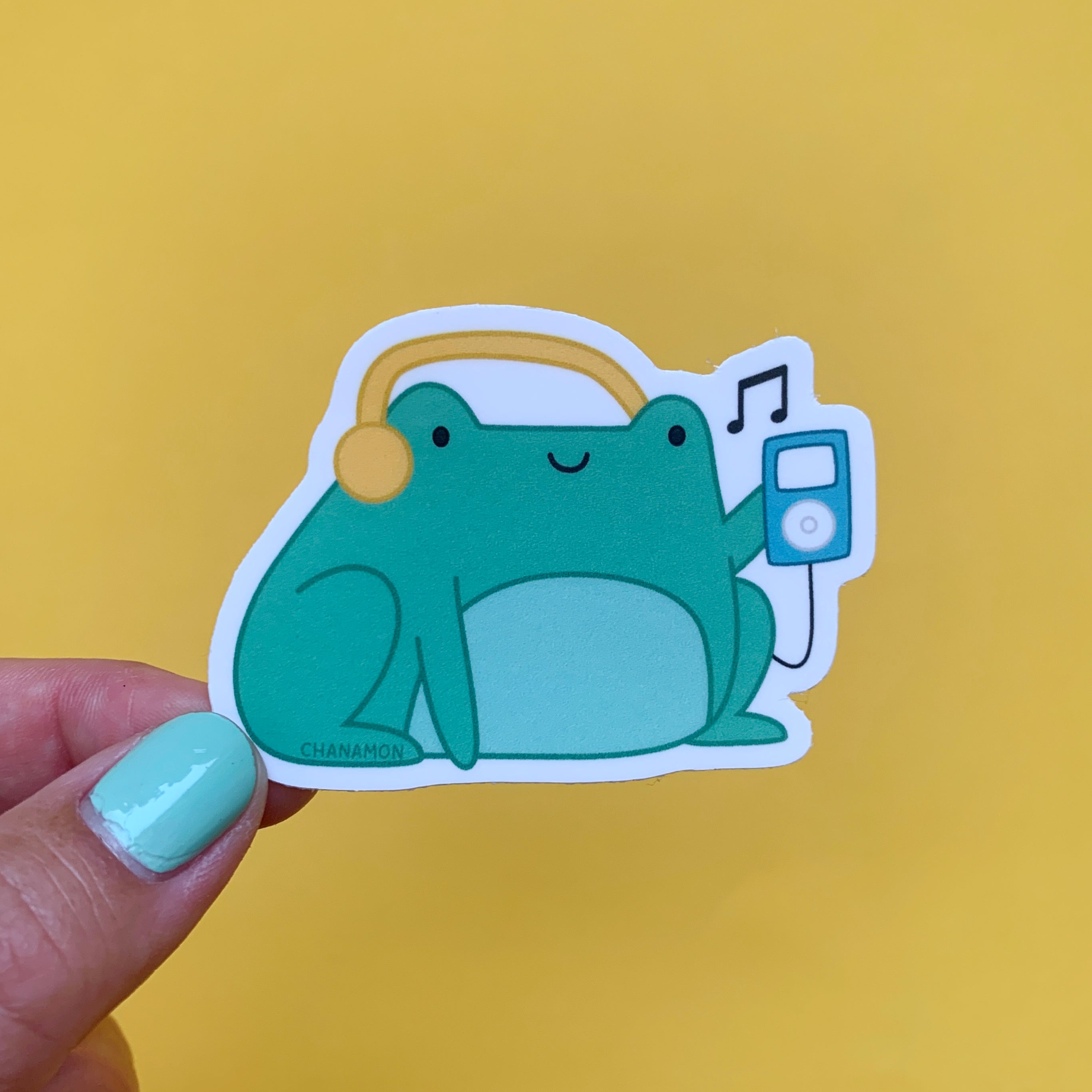 iPod Frog Sticker