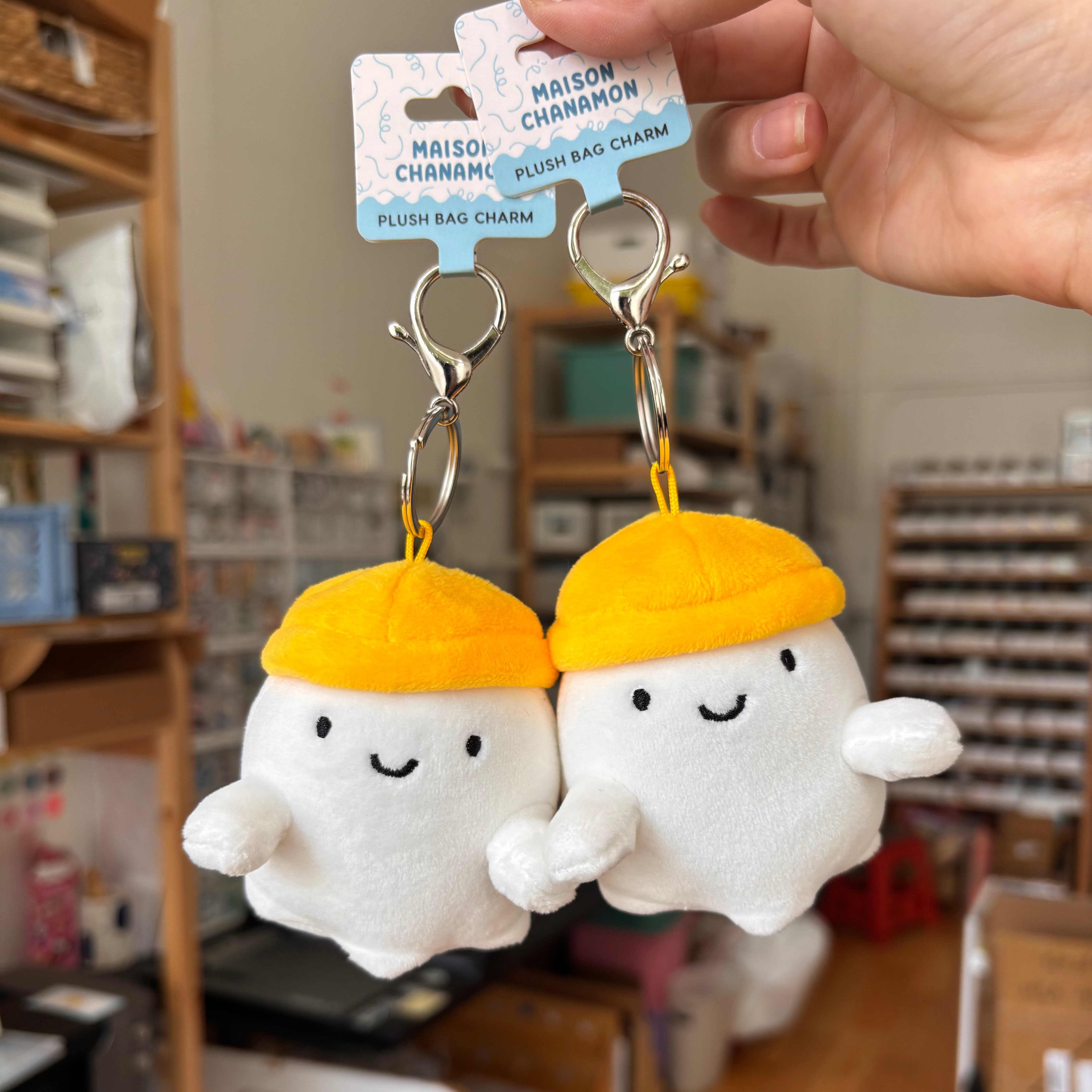 Gizmo Ghost Plush Bag Charm