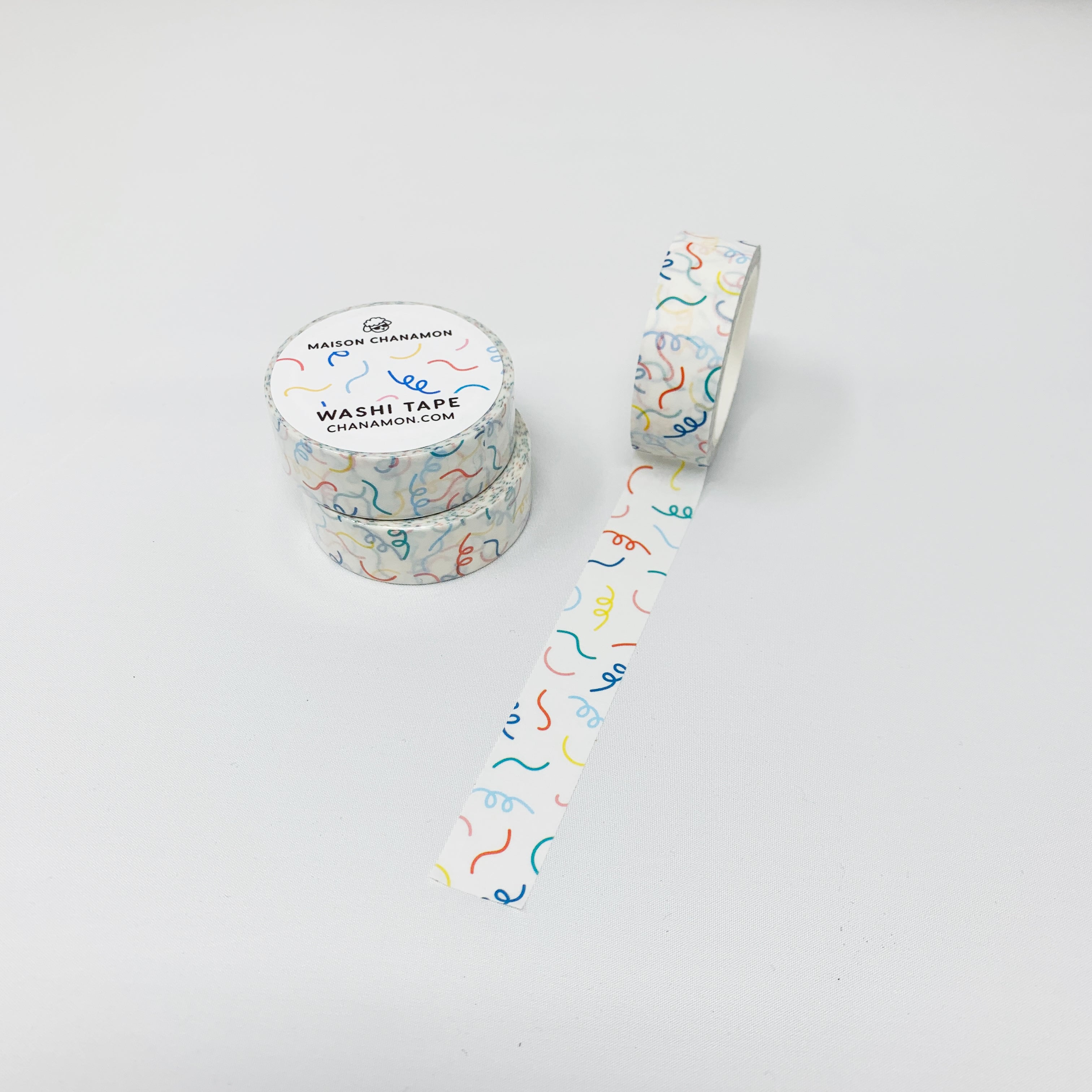 Rainbow Squiggle Washi Tape