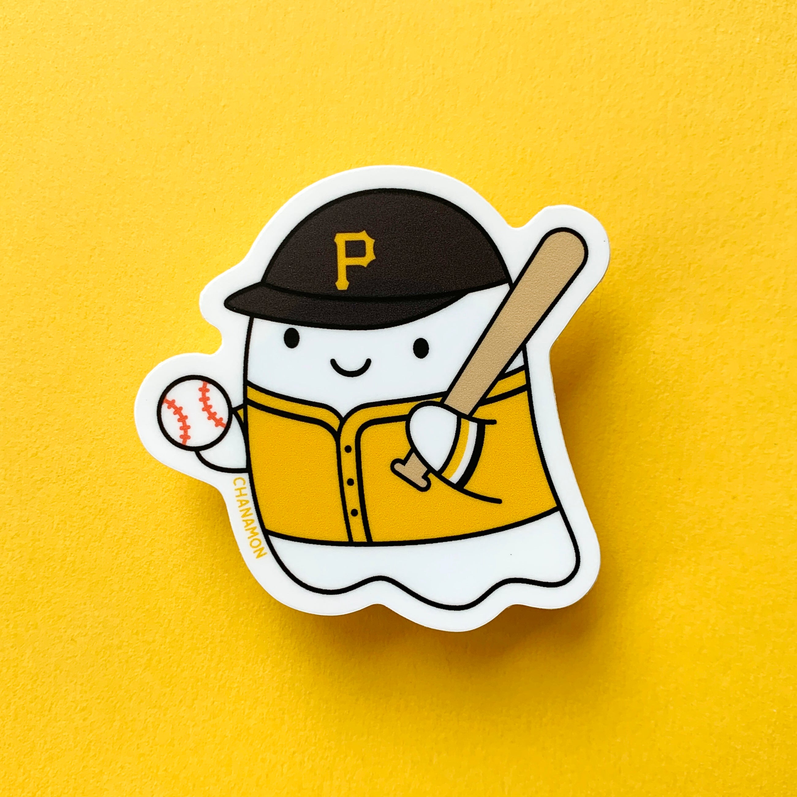 Pittsburgh Pirates Baseball Ghost Sticker