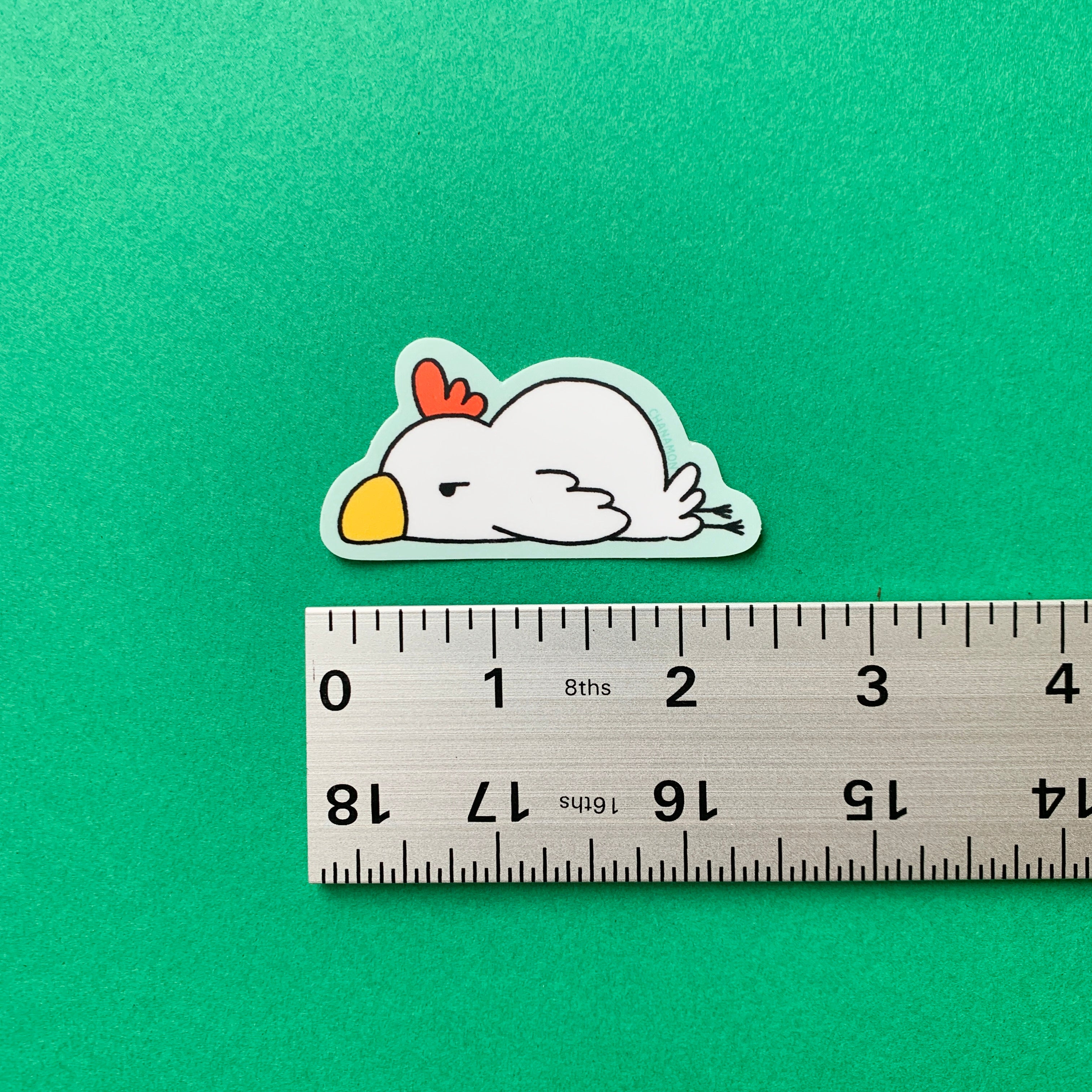Depressed Chicken Sticker