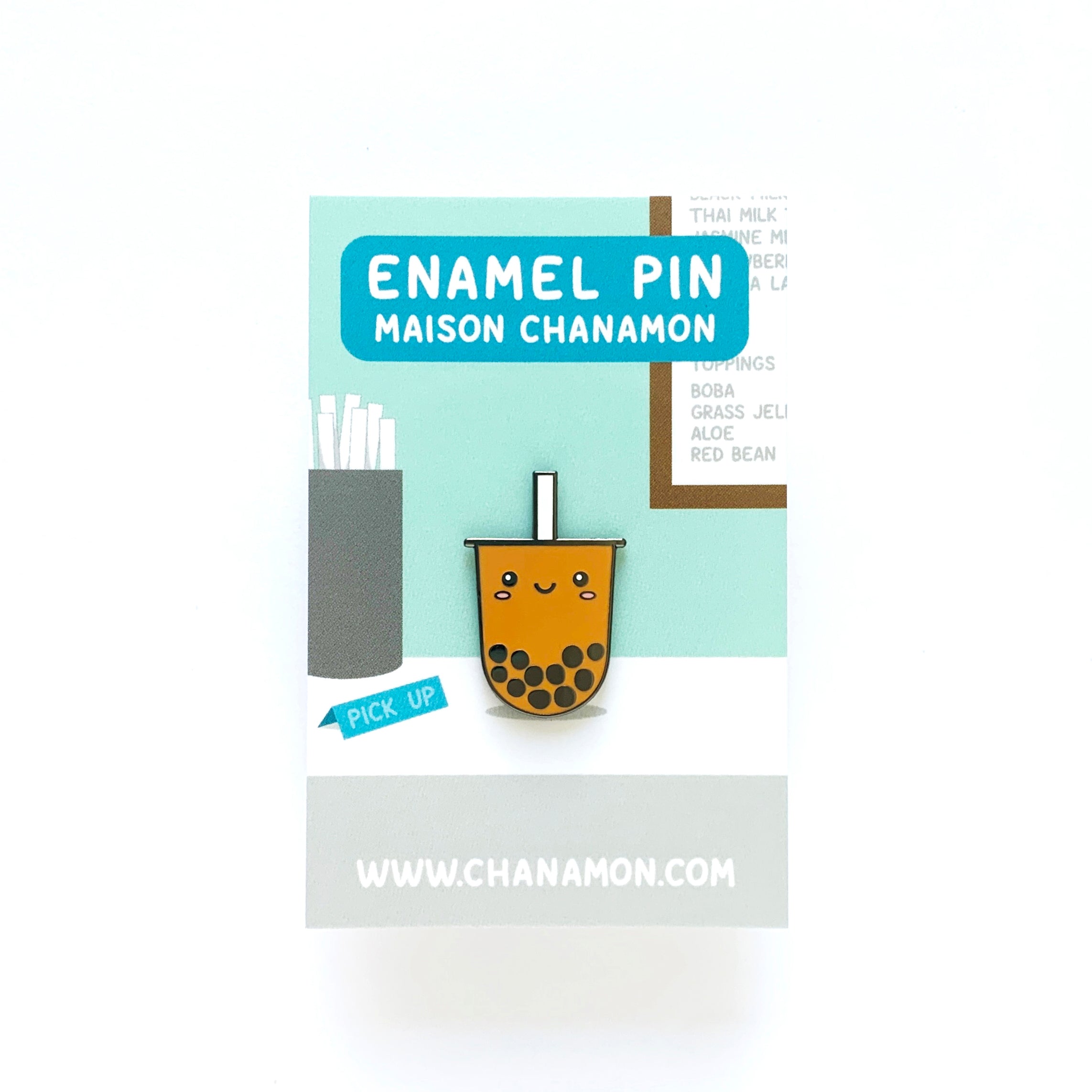 Boba Enamel Pin