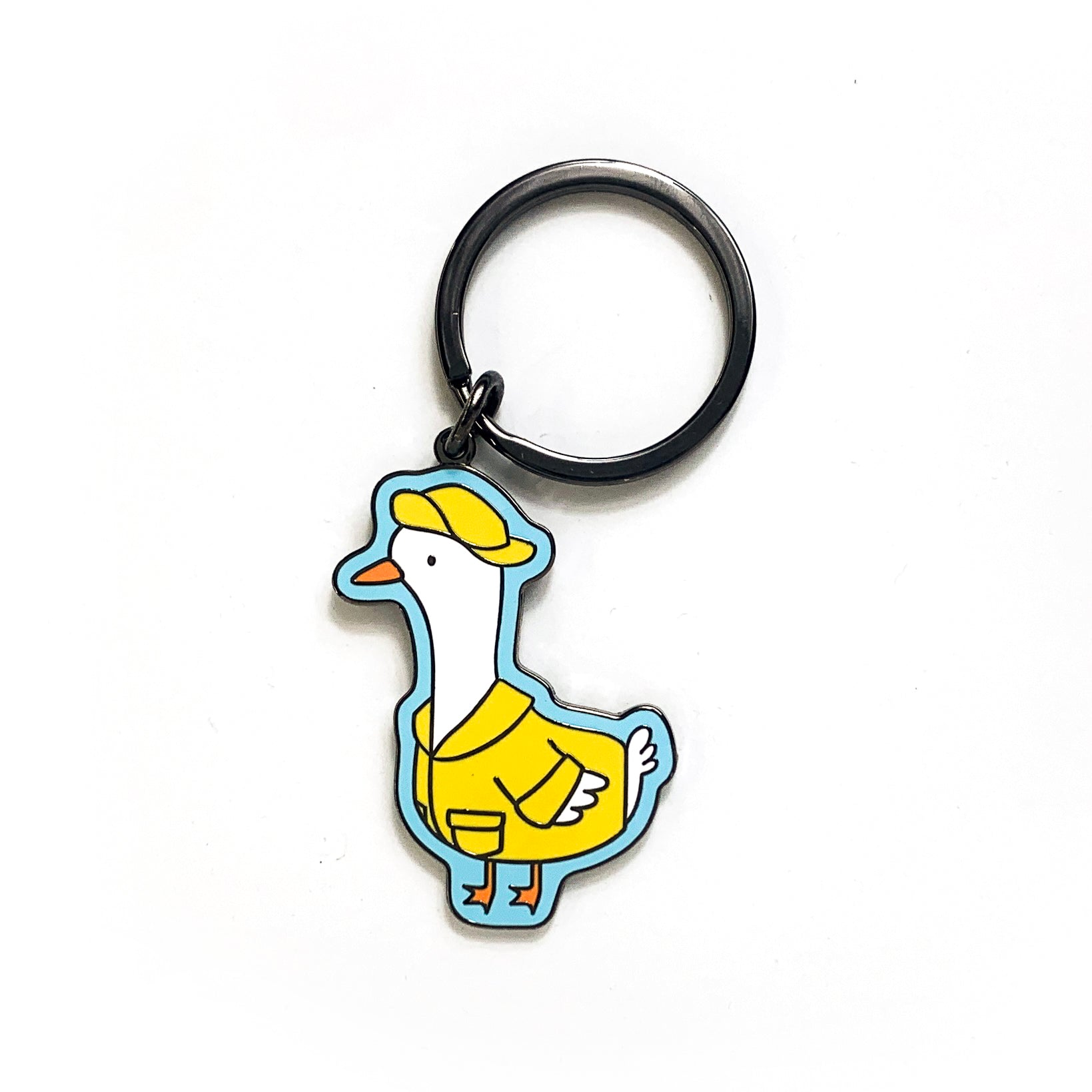 Raincoat Goose Keychain