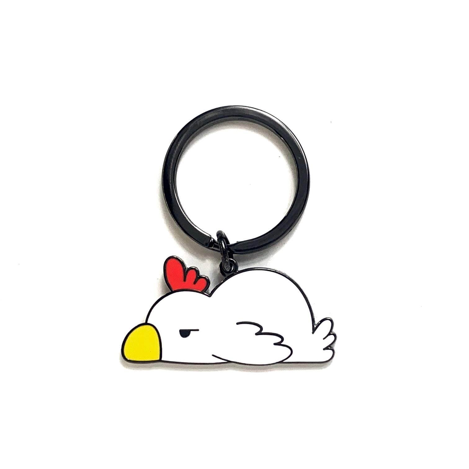 Depressed Chicken Keychain