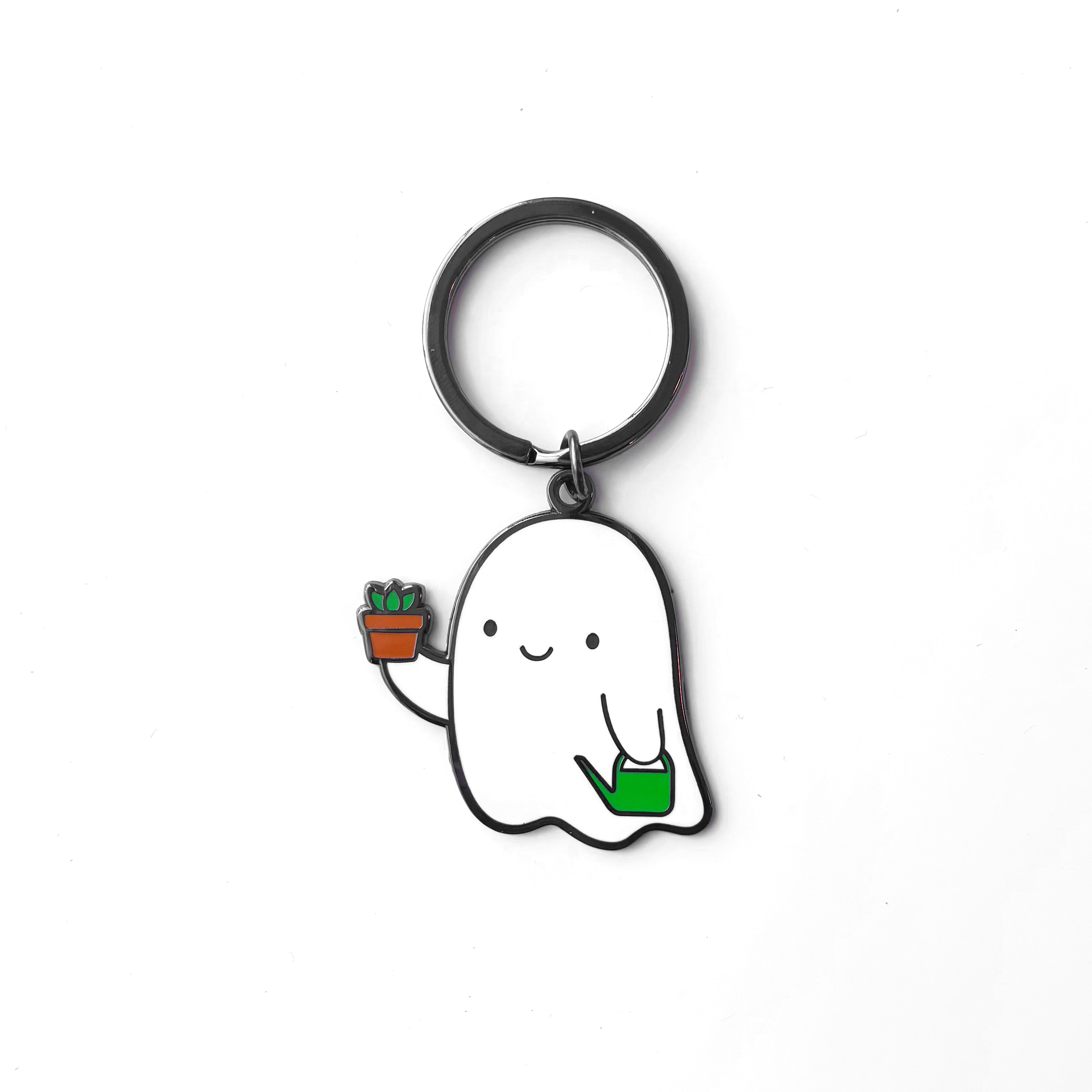 Plant Ghost Keychain