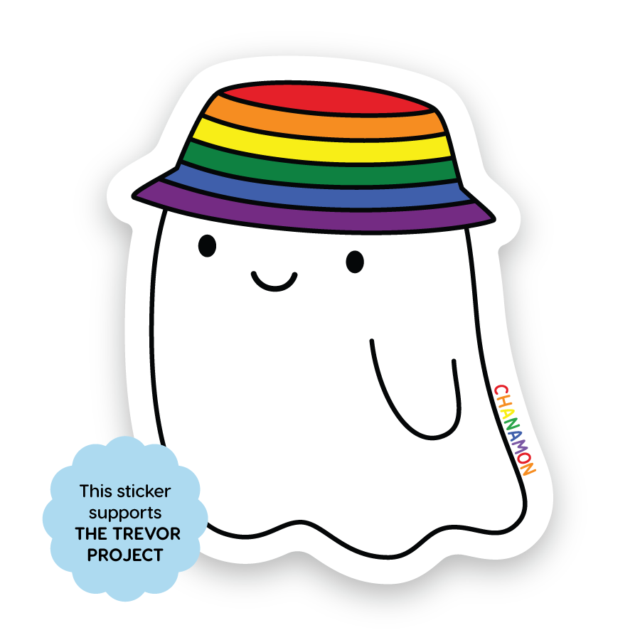 Pride Ghost Sticker