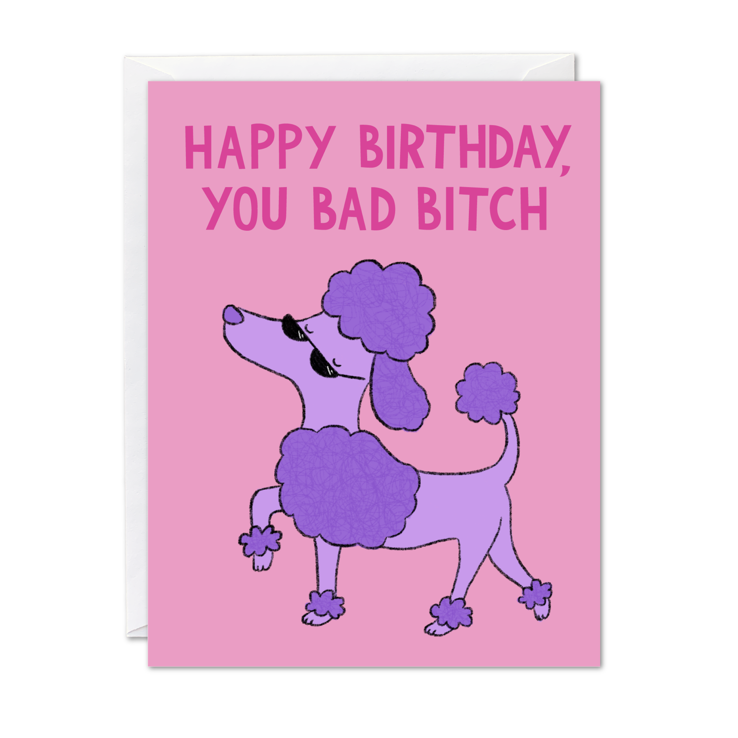 Birthday Poodle Card