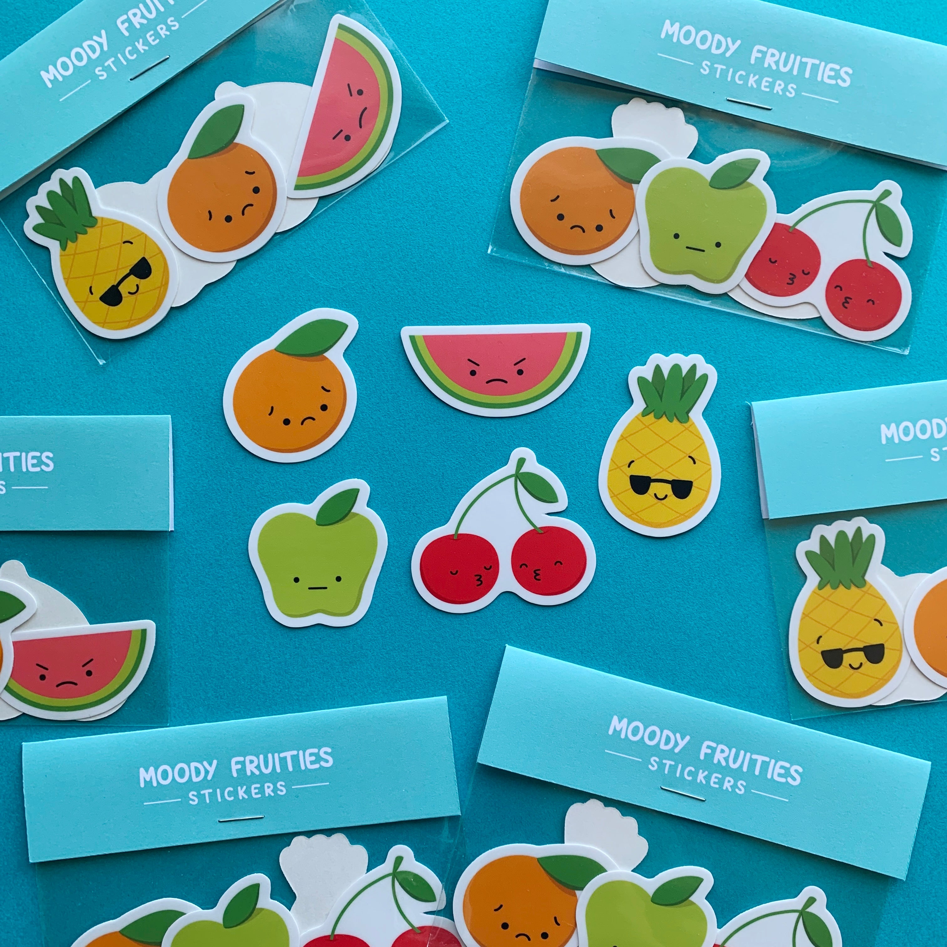 Moody Fruities Sticker Pack