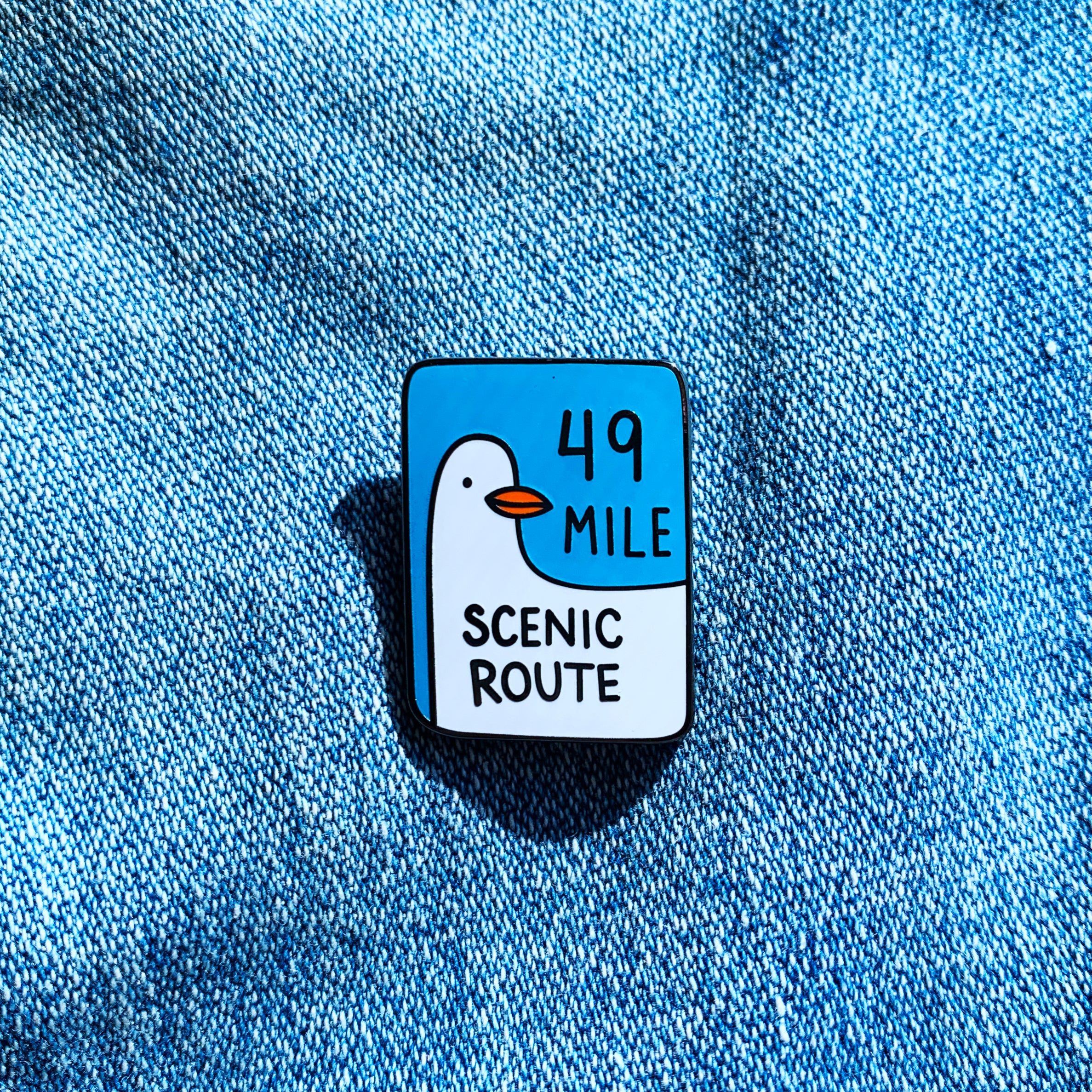 49 Mile Scenic Drive Enamel Pin