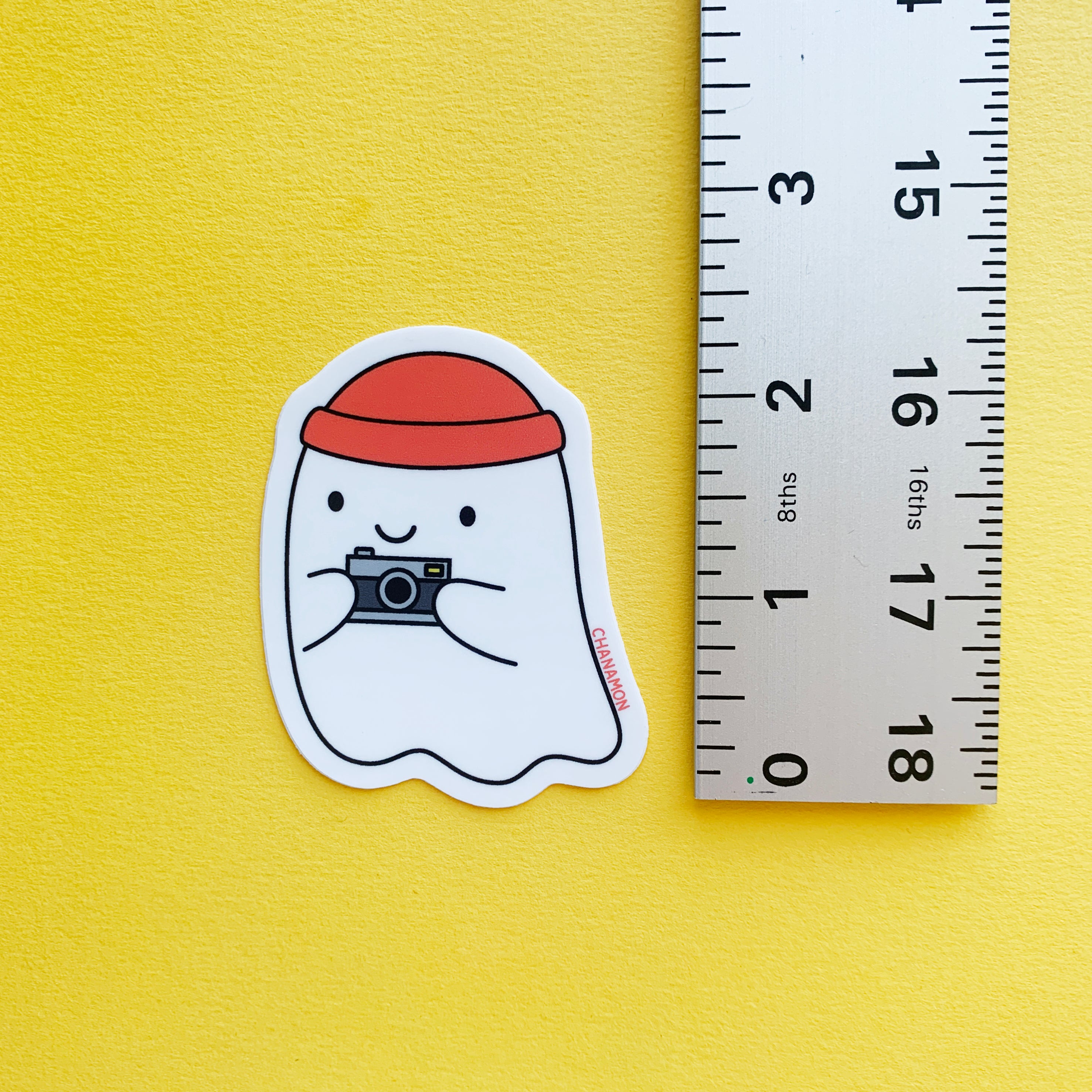 Photographer Ghost Sticker