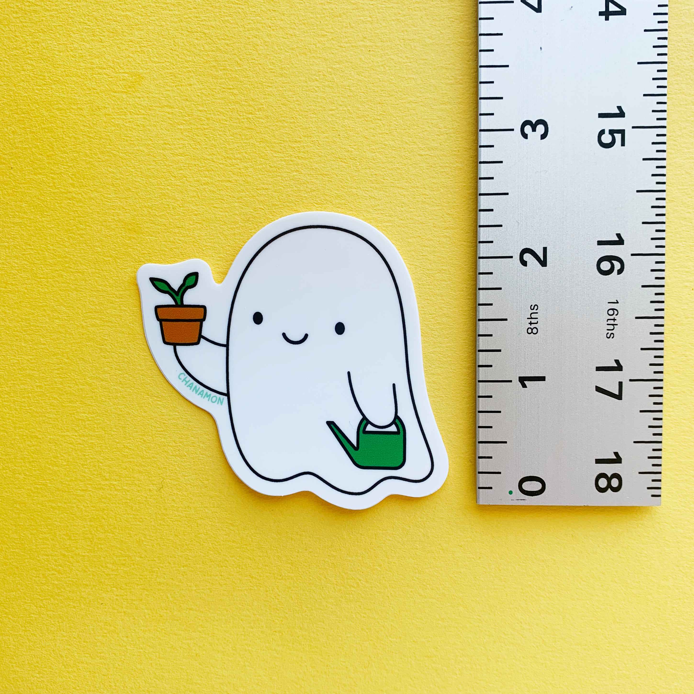 Plant Parent Ghost Sticker