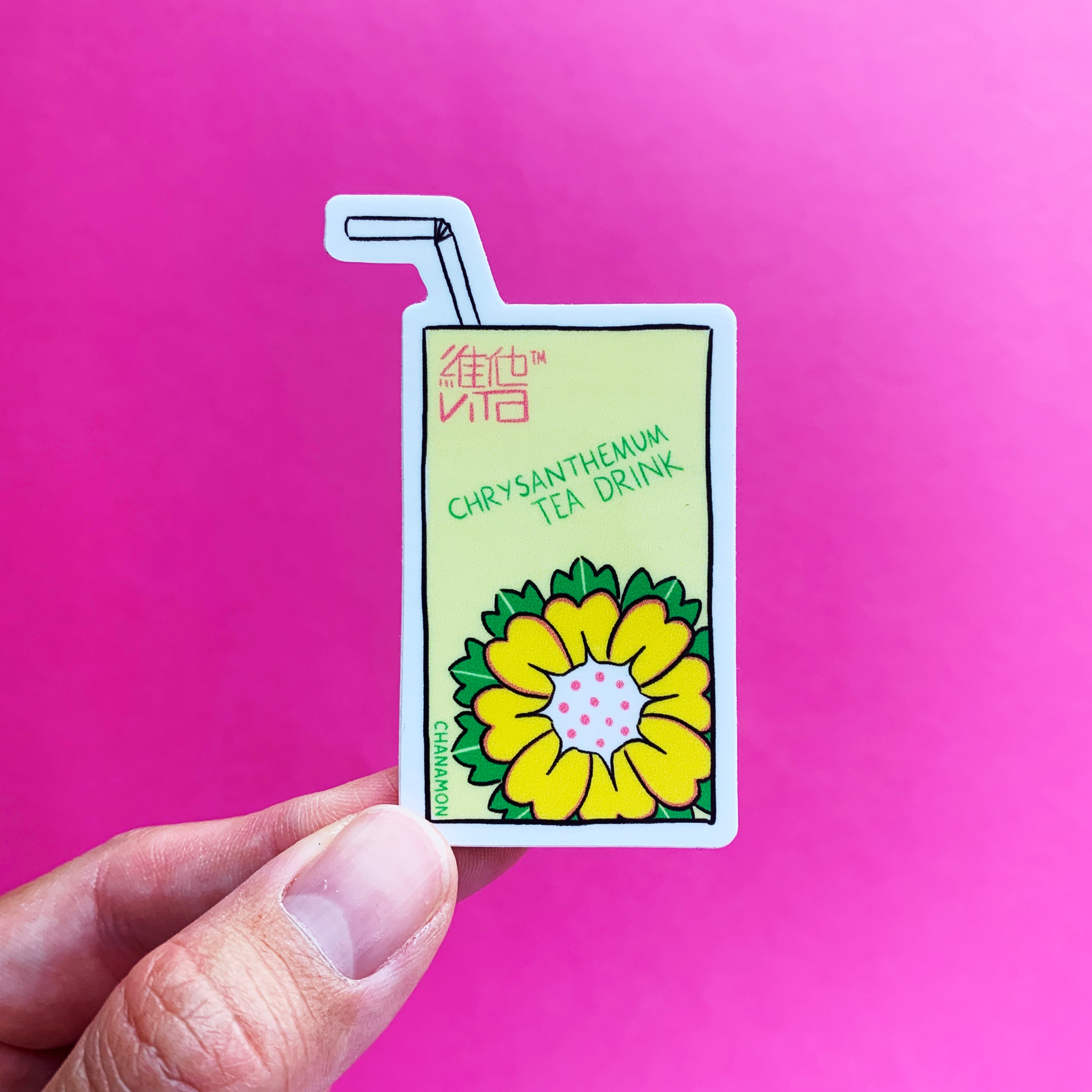 Chrysanthemum Tea Sticker