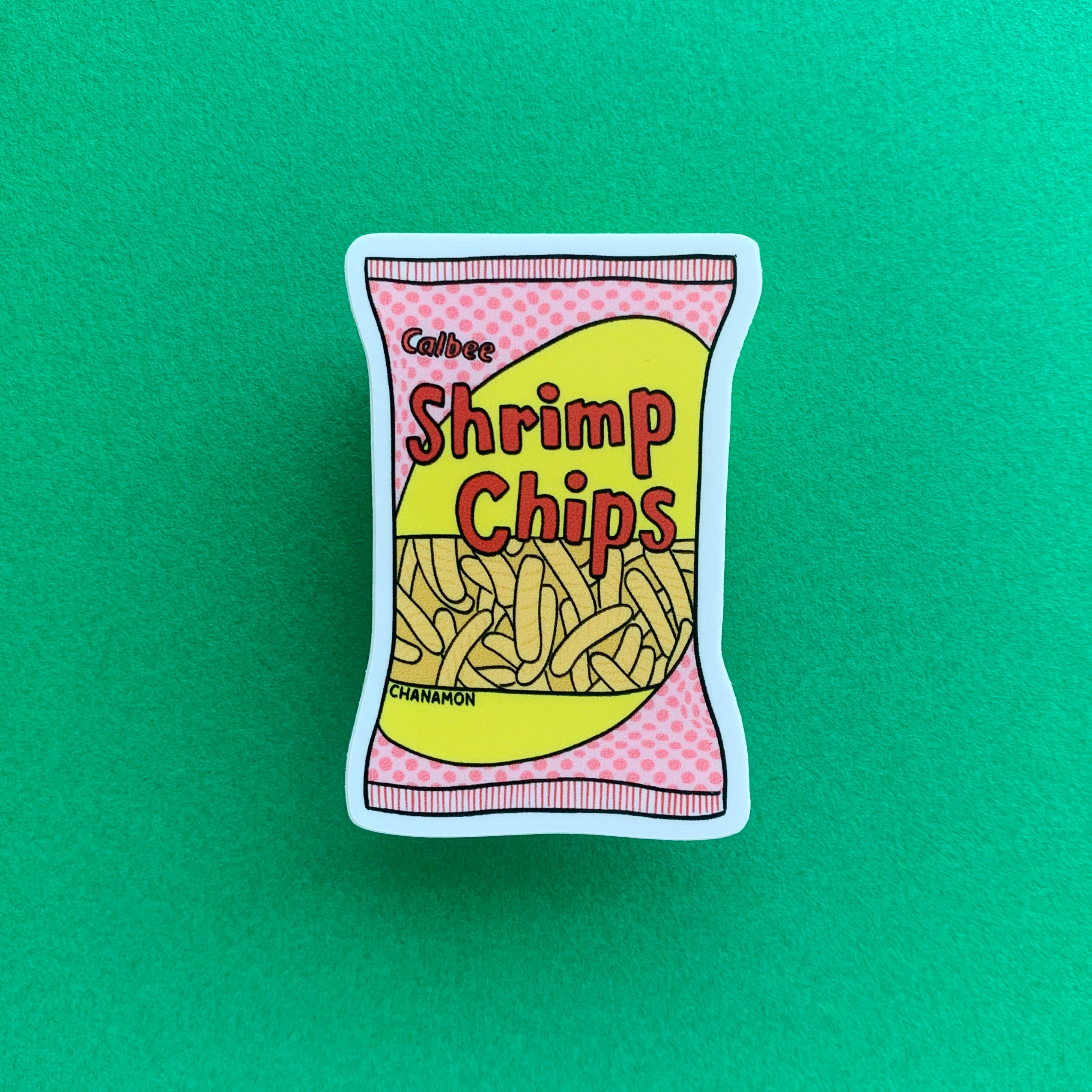 Shrimp Chips Sticker