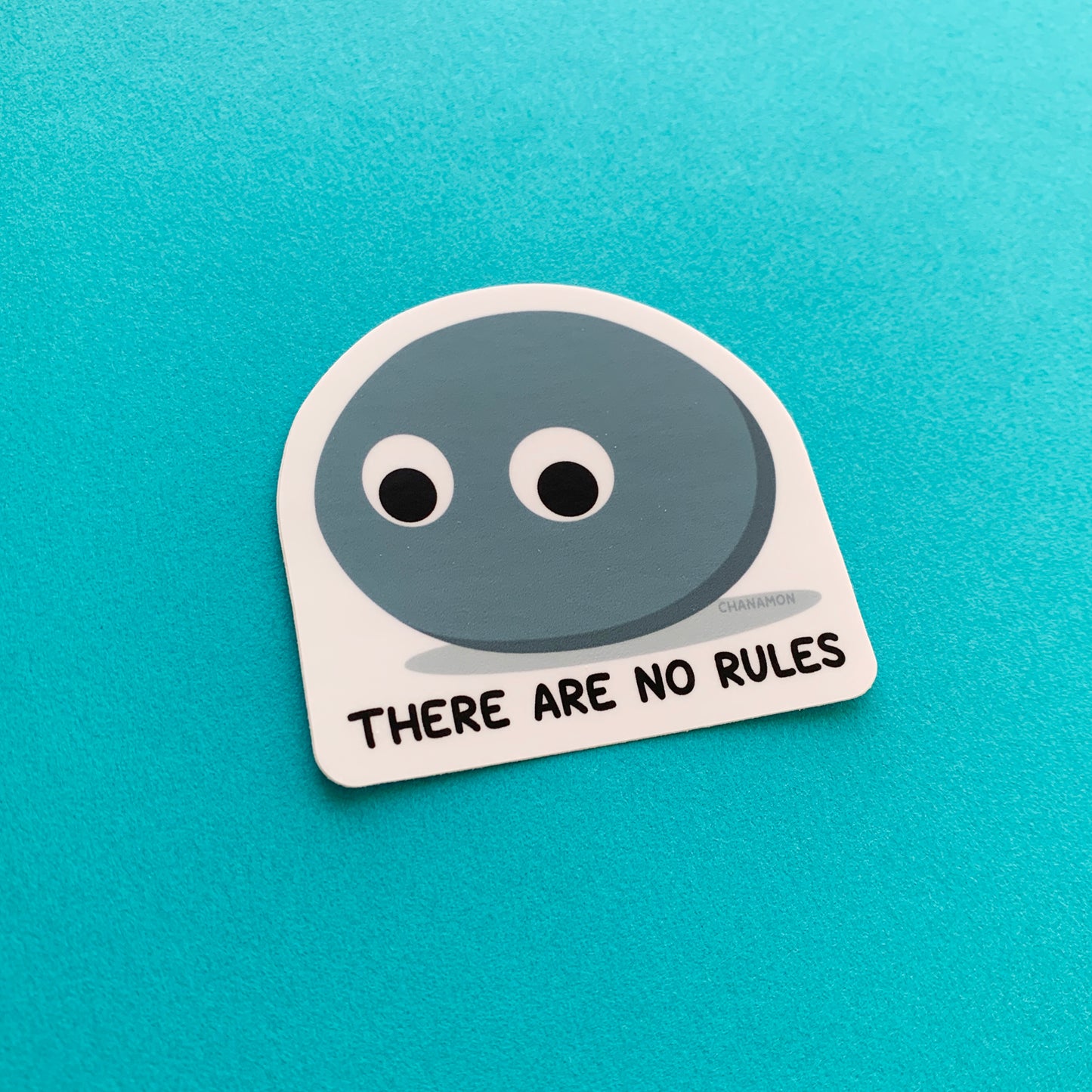 There Are No Rules Rock Sticker