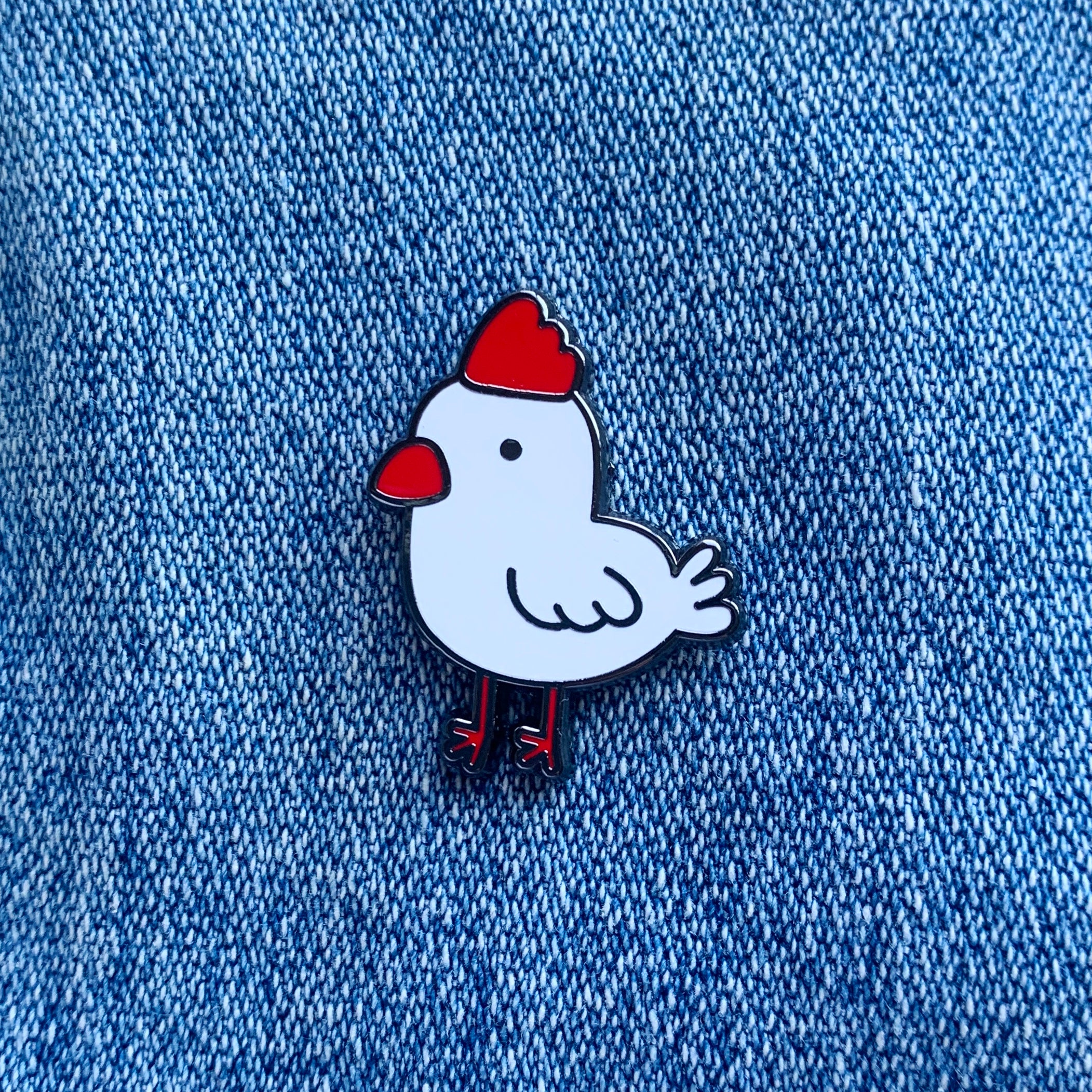 Chicken Enamel Pin