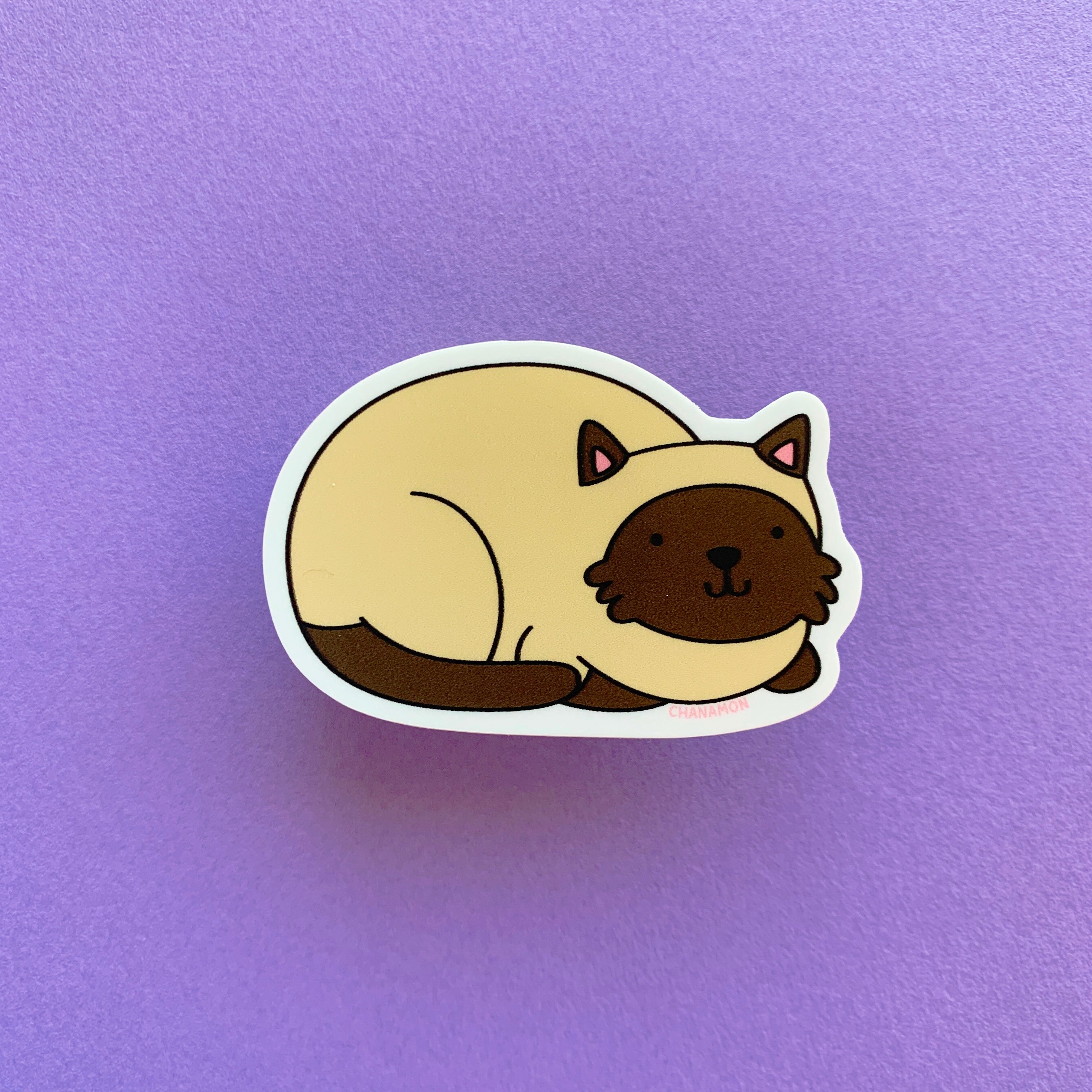 Siamese Cat Loaf Sticker