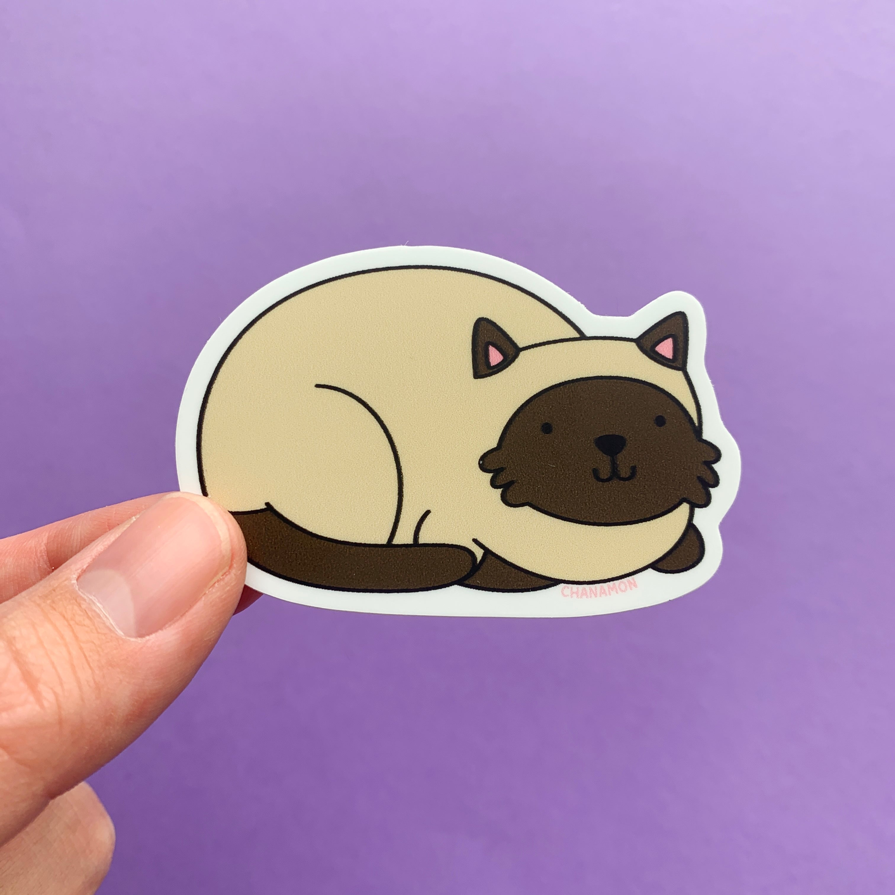 Siamese Cat Loaf Sticker