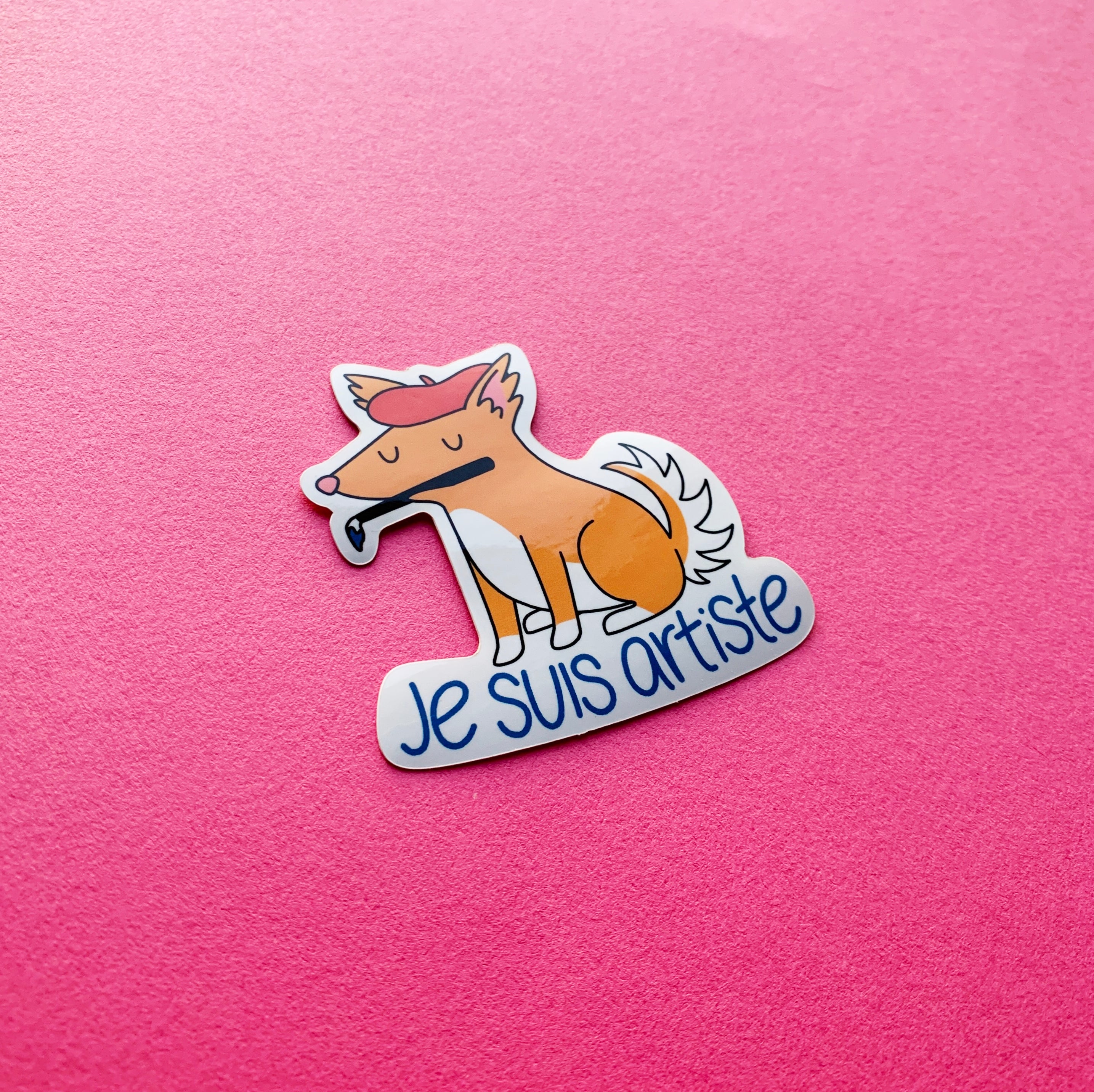 Je Suis Artiste Sticker