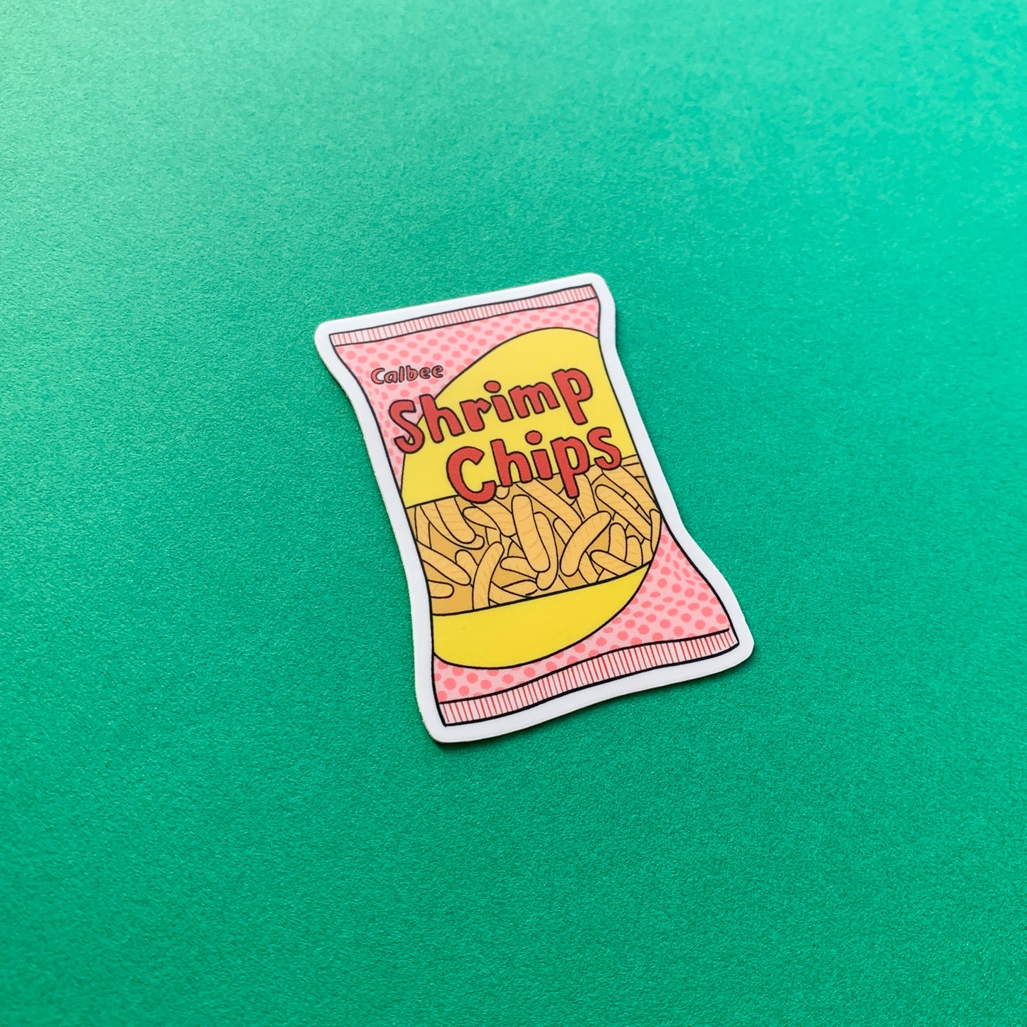Shrimp Chips Sticker