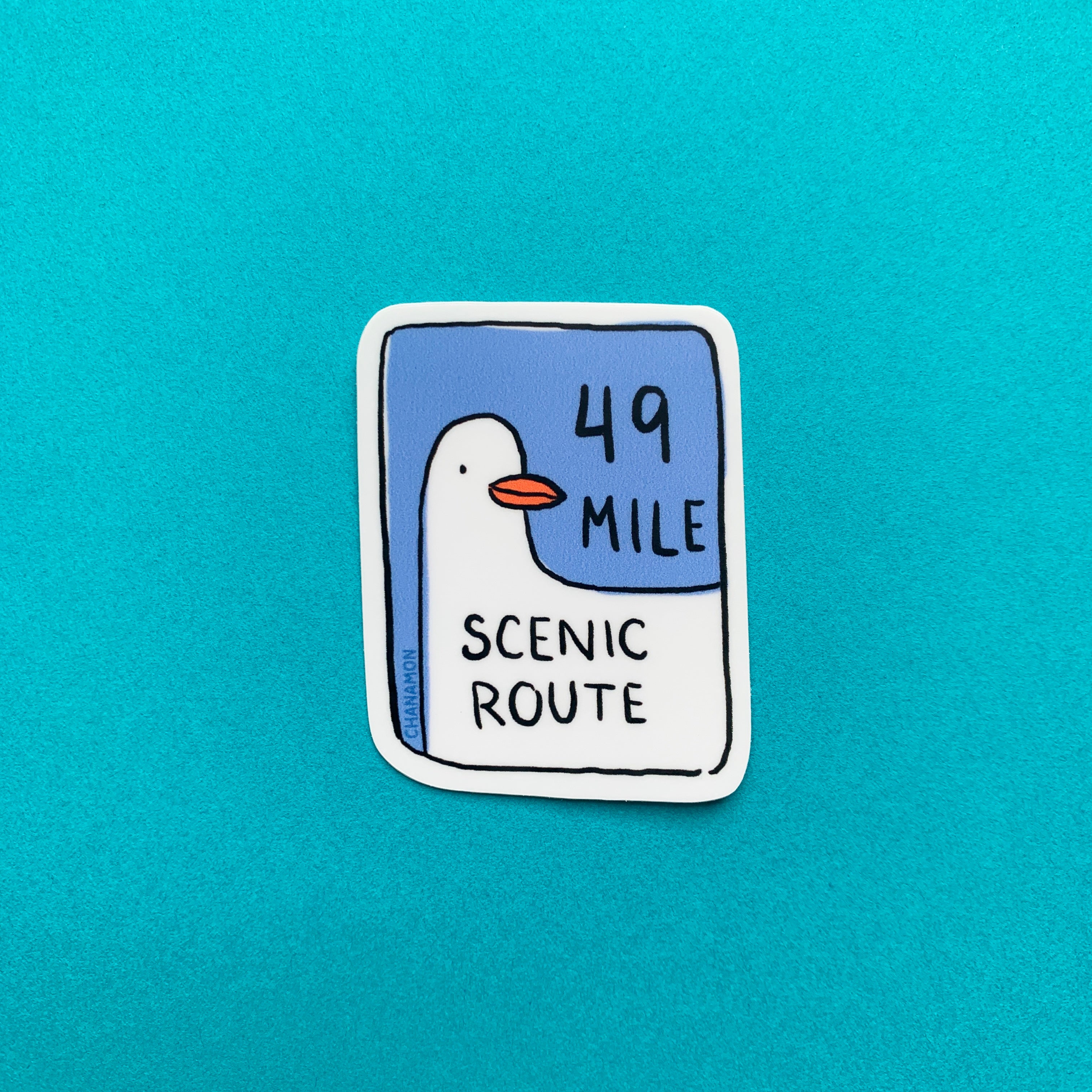 49 Mile Seagull San Francisco Sticker