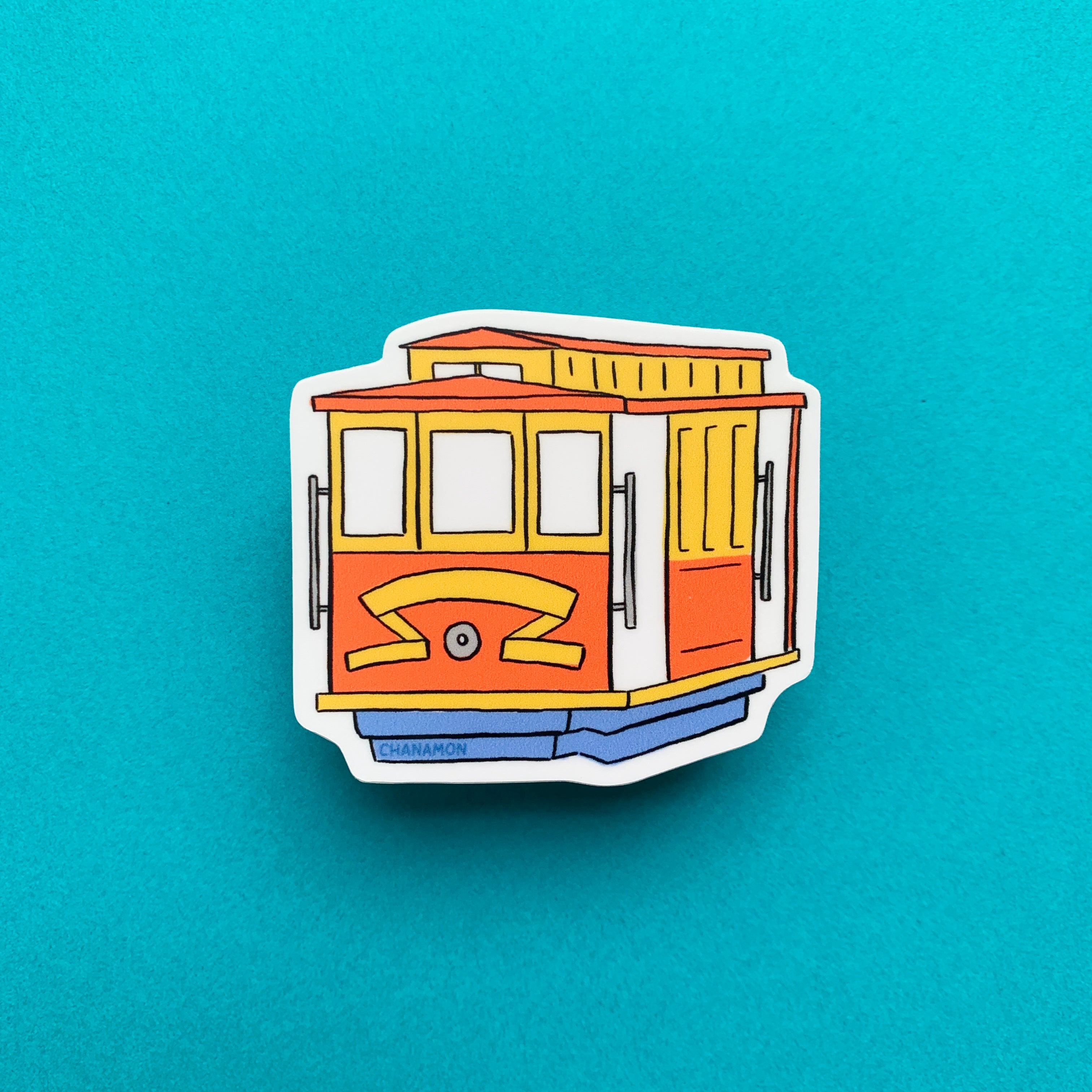 Cable Car San Francisco Sticker