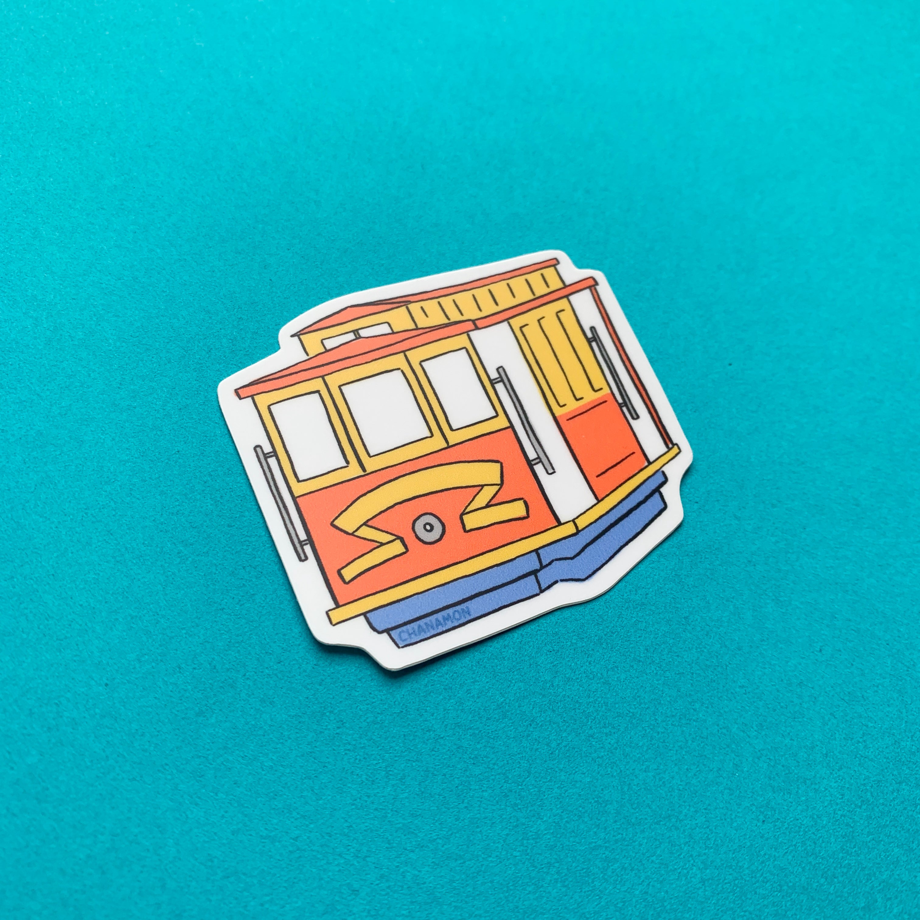 Cable Car San Francisco Sticker