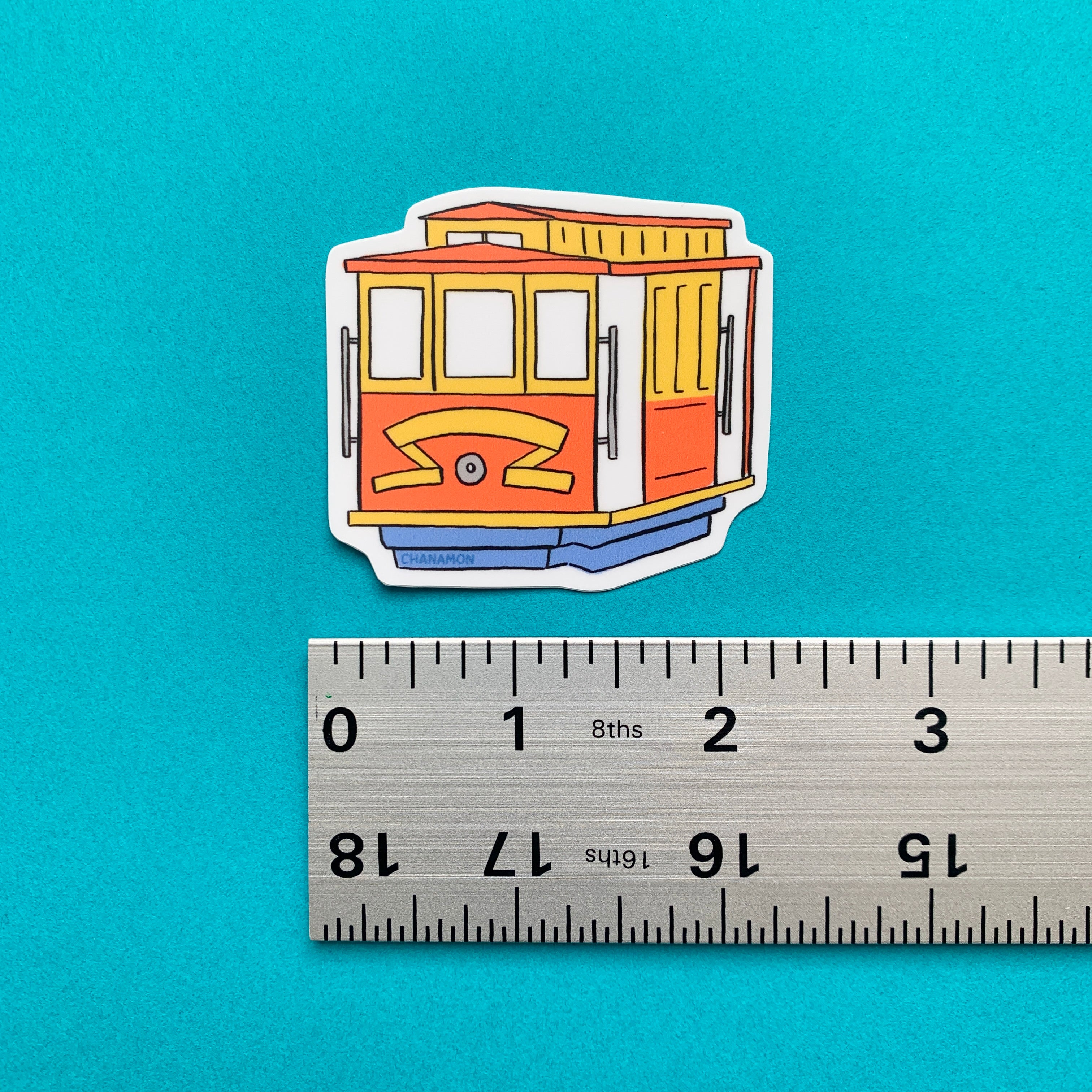 Cable Car San Francisco Sticker