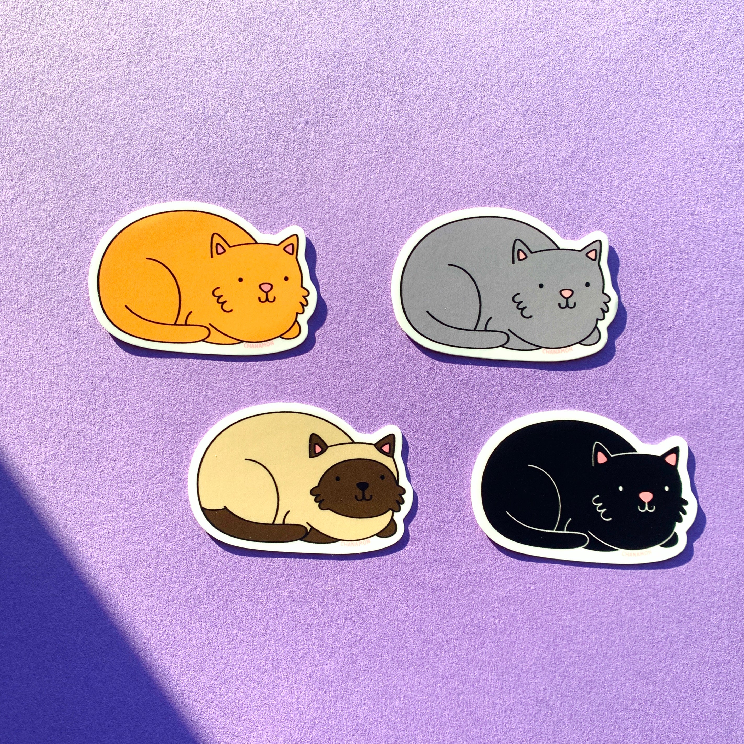 Siamese Cat Loaf Sticker