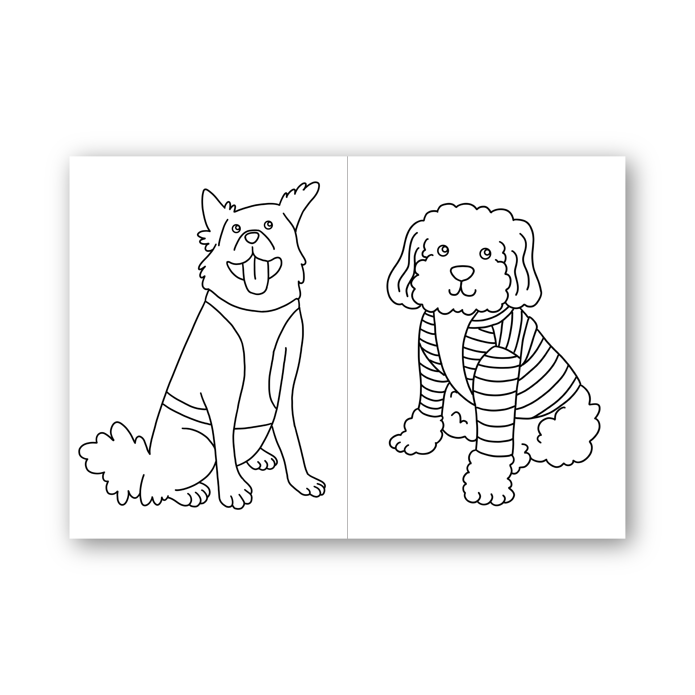 Dog Coloring Book