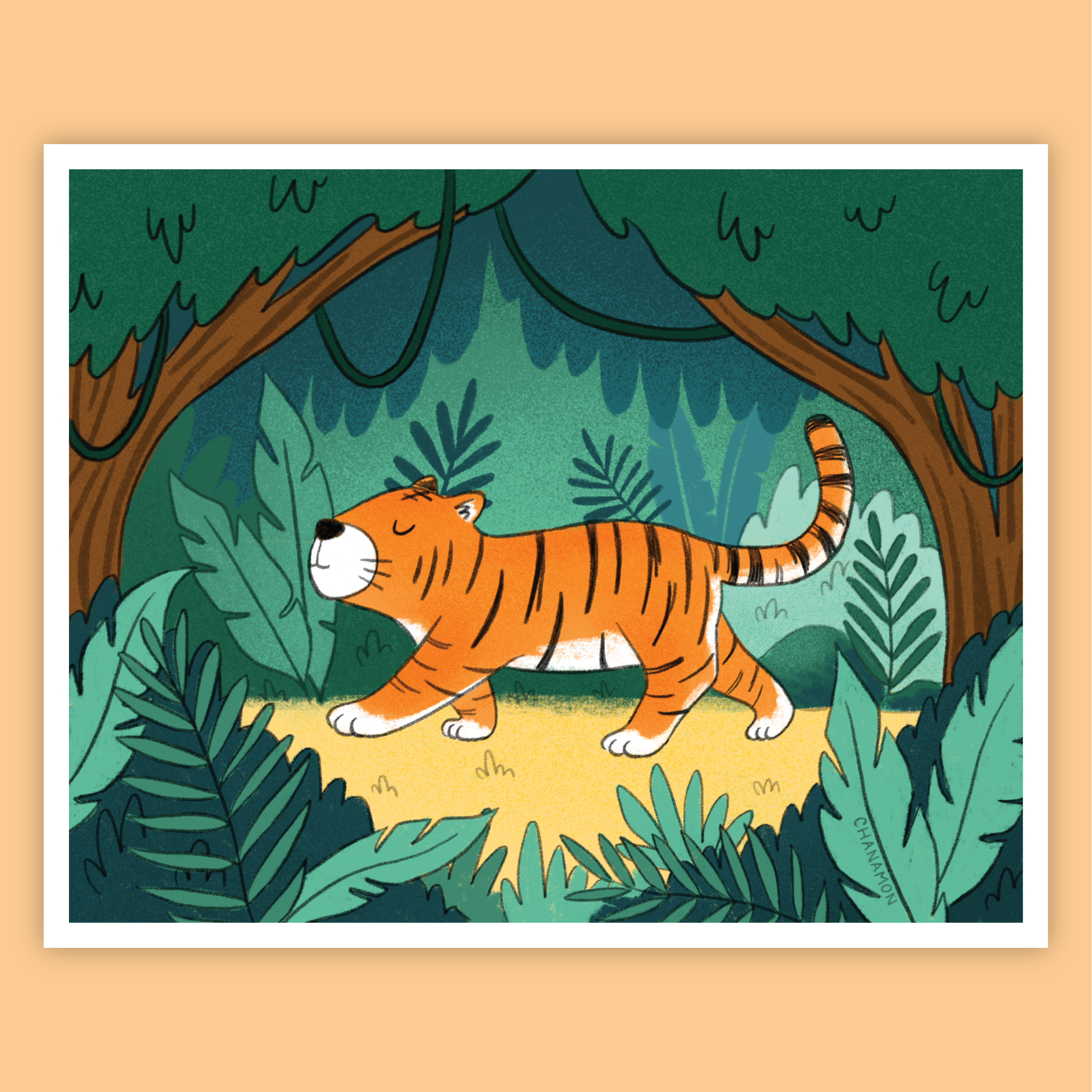 Jungle Tiger Print