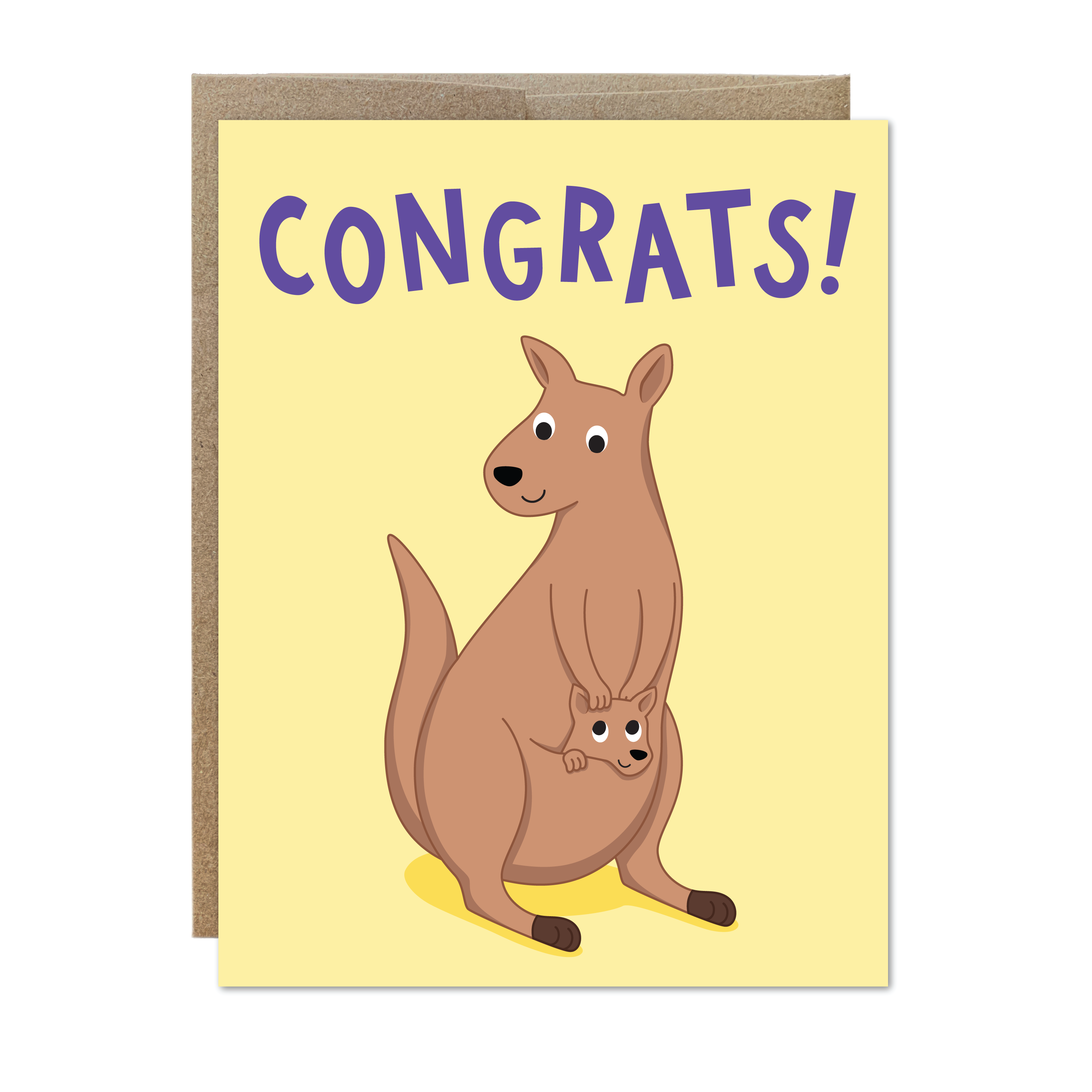 New Baby Kangaroo Card