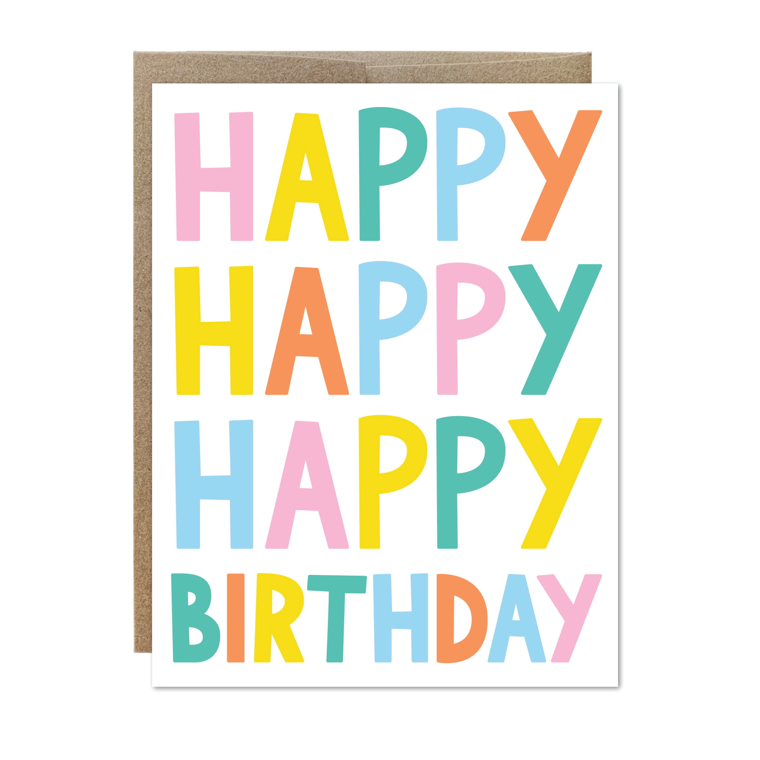 Happy Happy Birthday Card