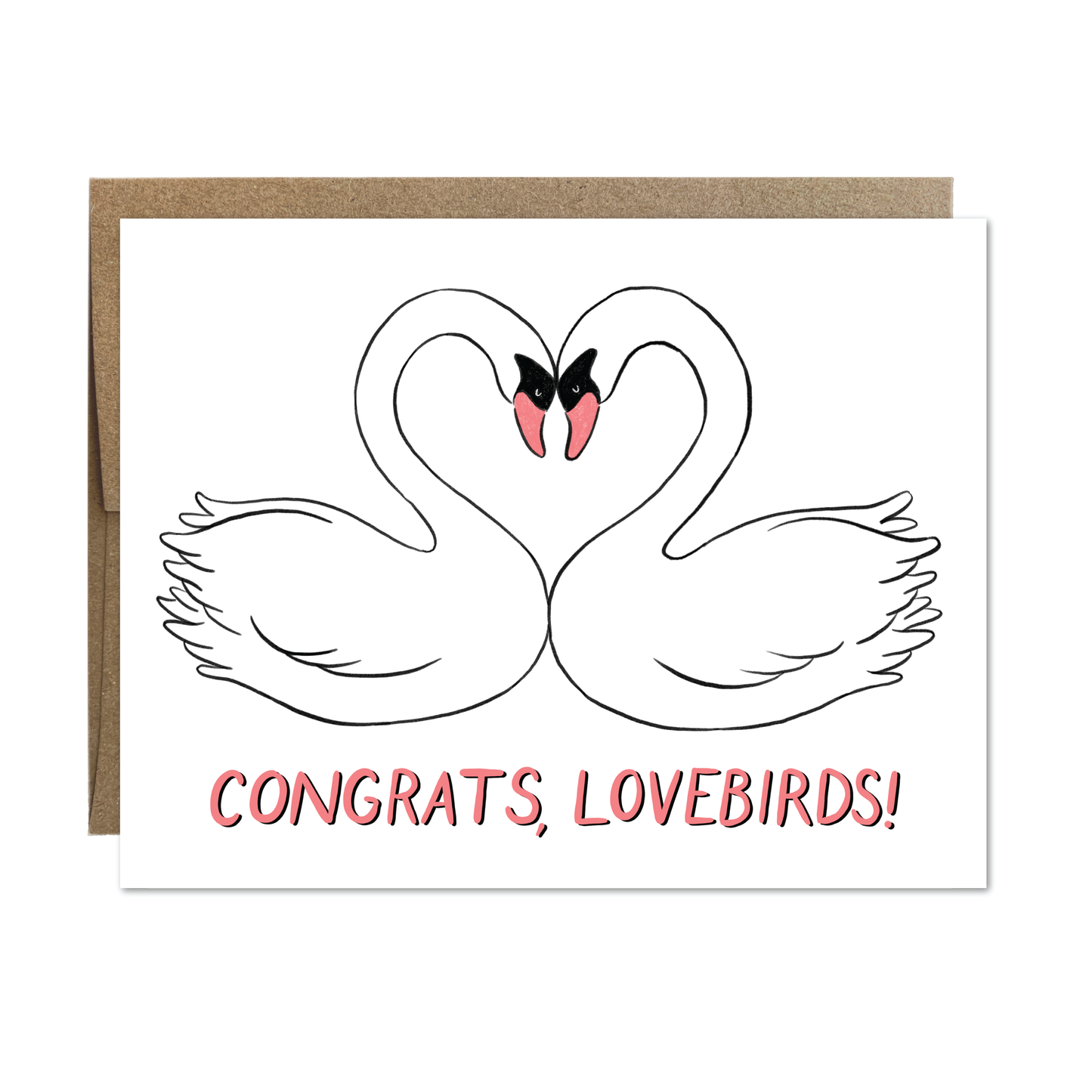 Congrats Lovebirds Card