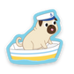 Pugboat Sticker