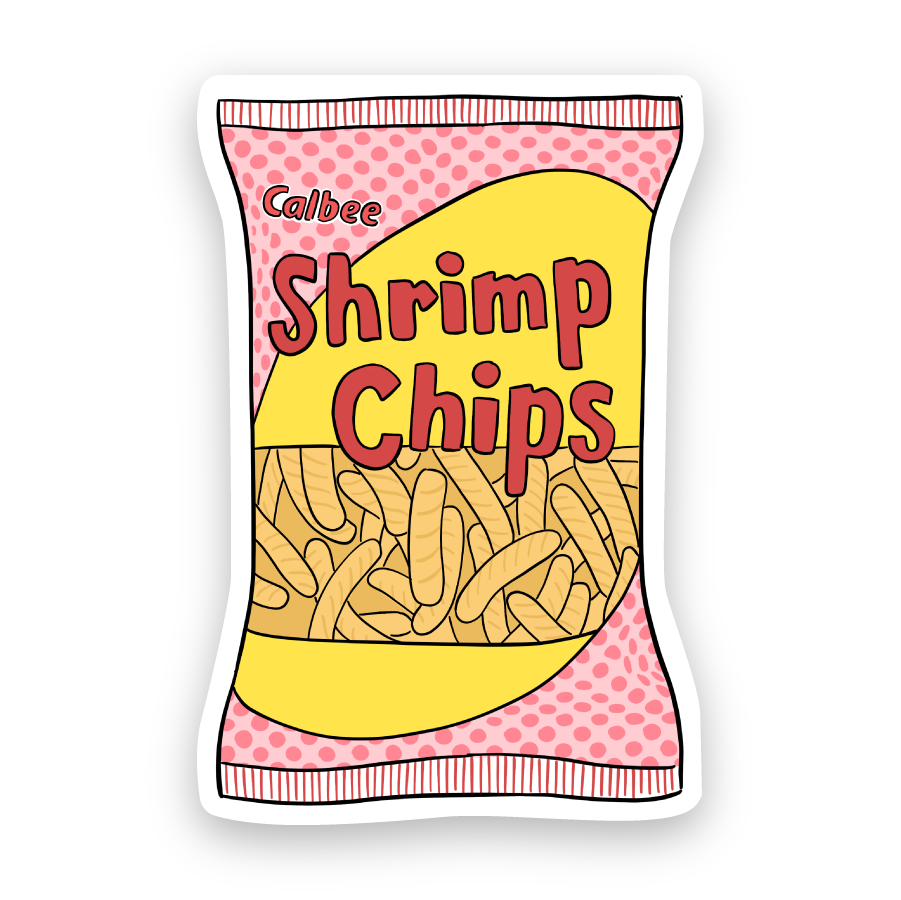 Shrimp Chips Sticker